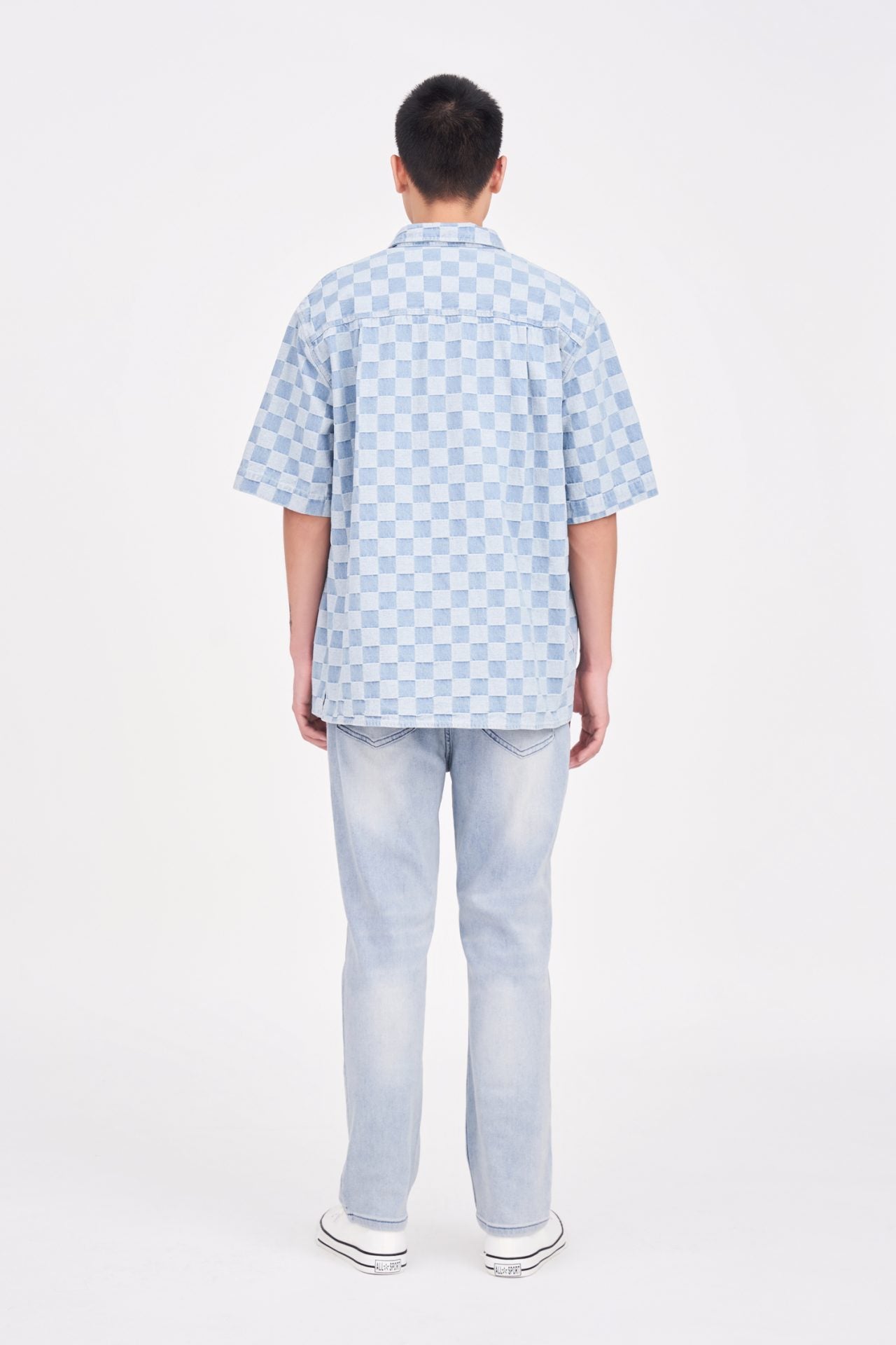 Denim Checkerboard Shirt