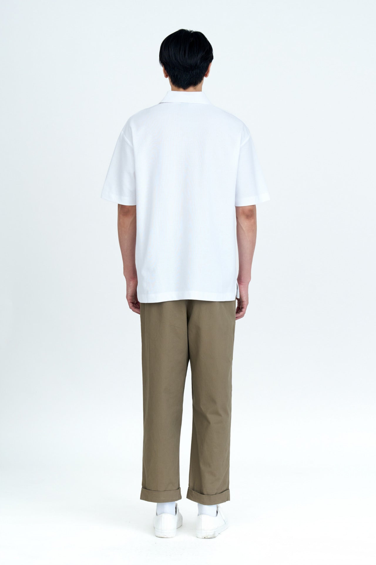 Classic Polo Tee - Cream