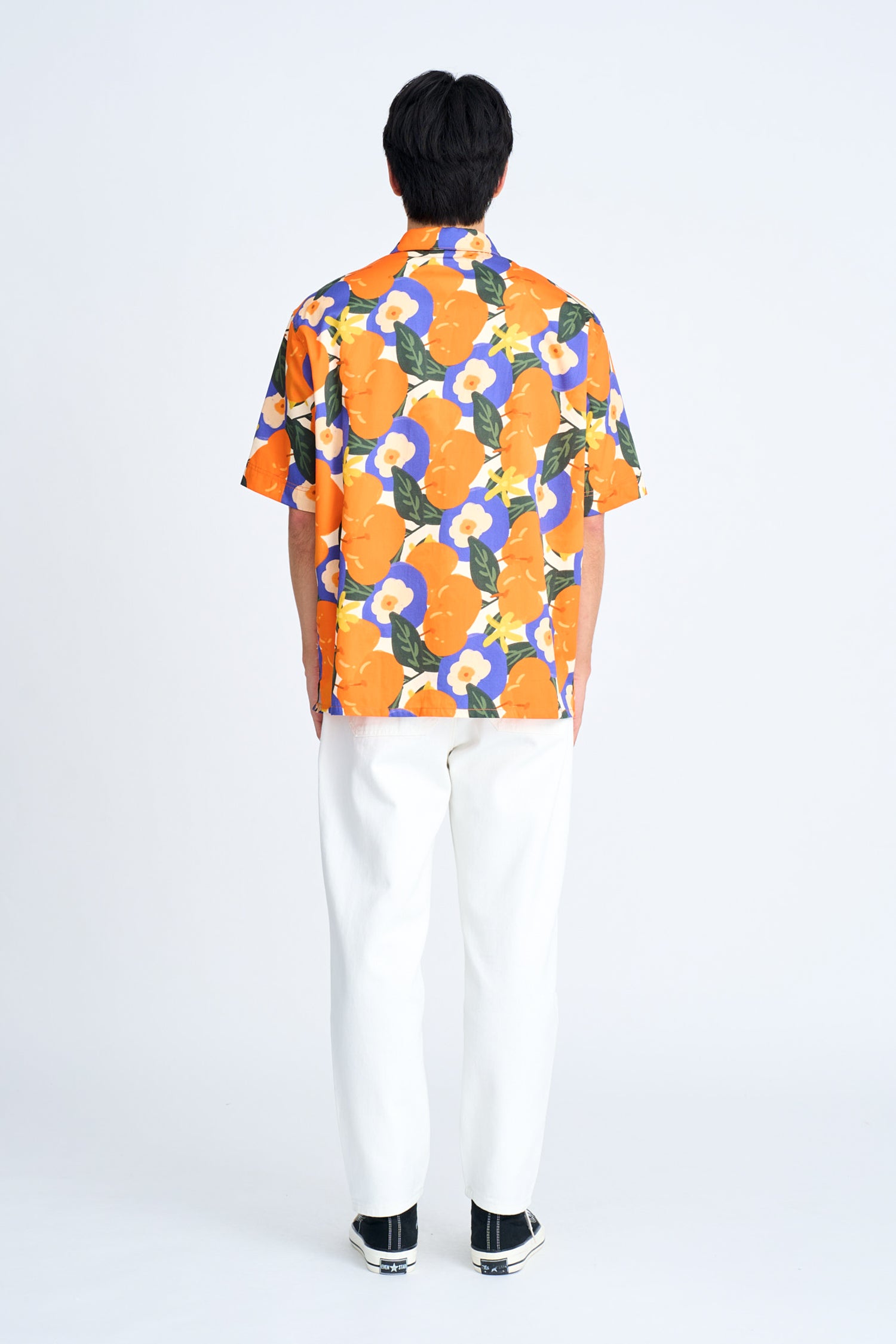 Festive Mandarin Inspired Shirt - Orange