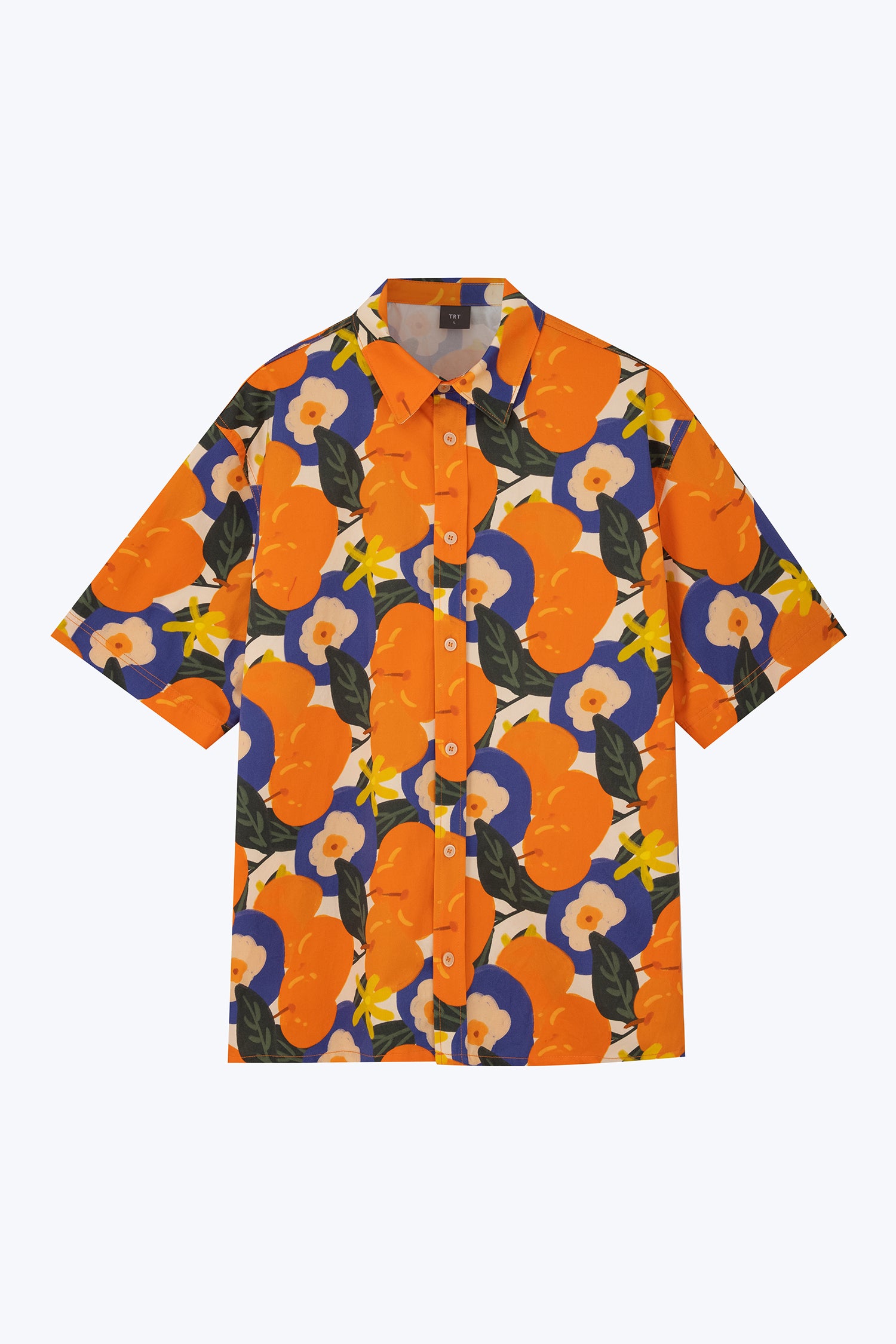 Festive Mandarin Inspired Shirt - Orange