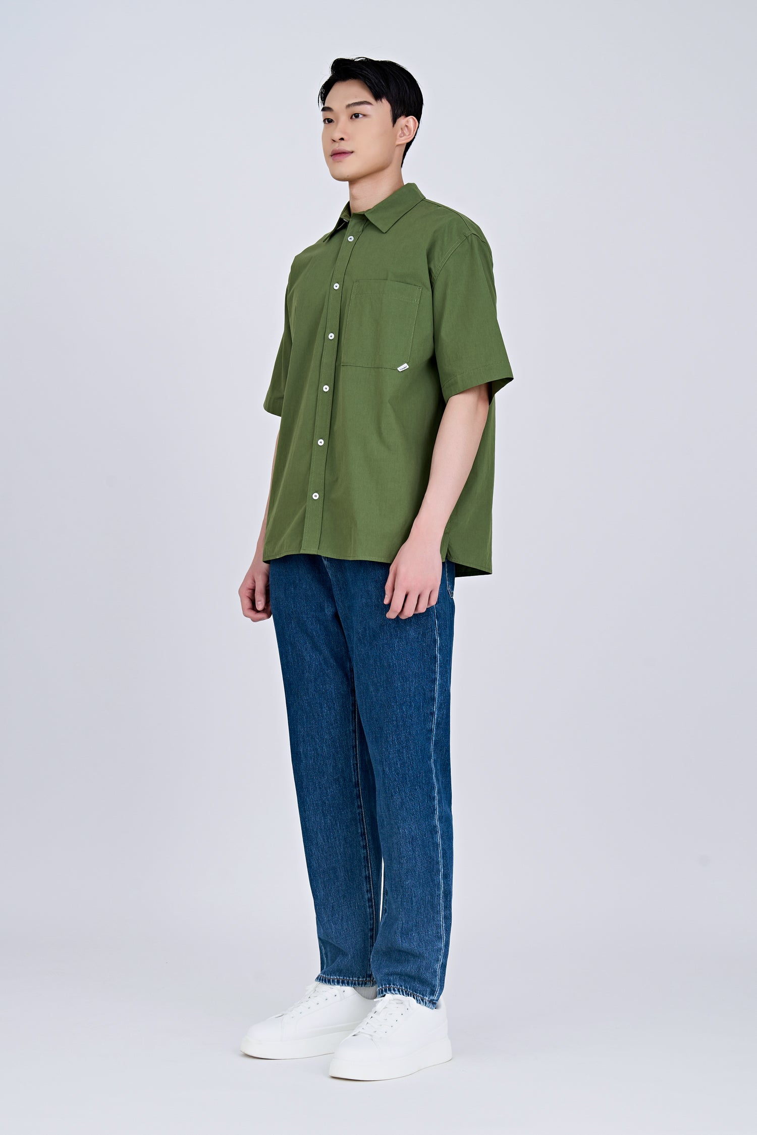 Worker's Pocket Shirt - Fern
