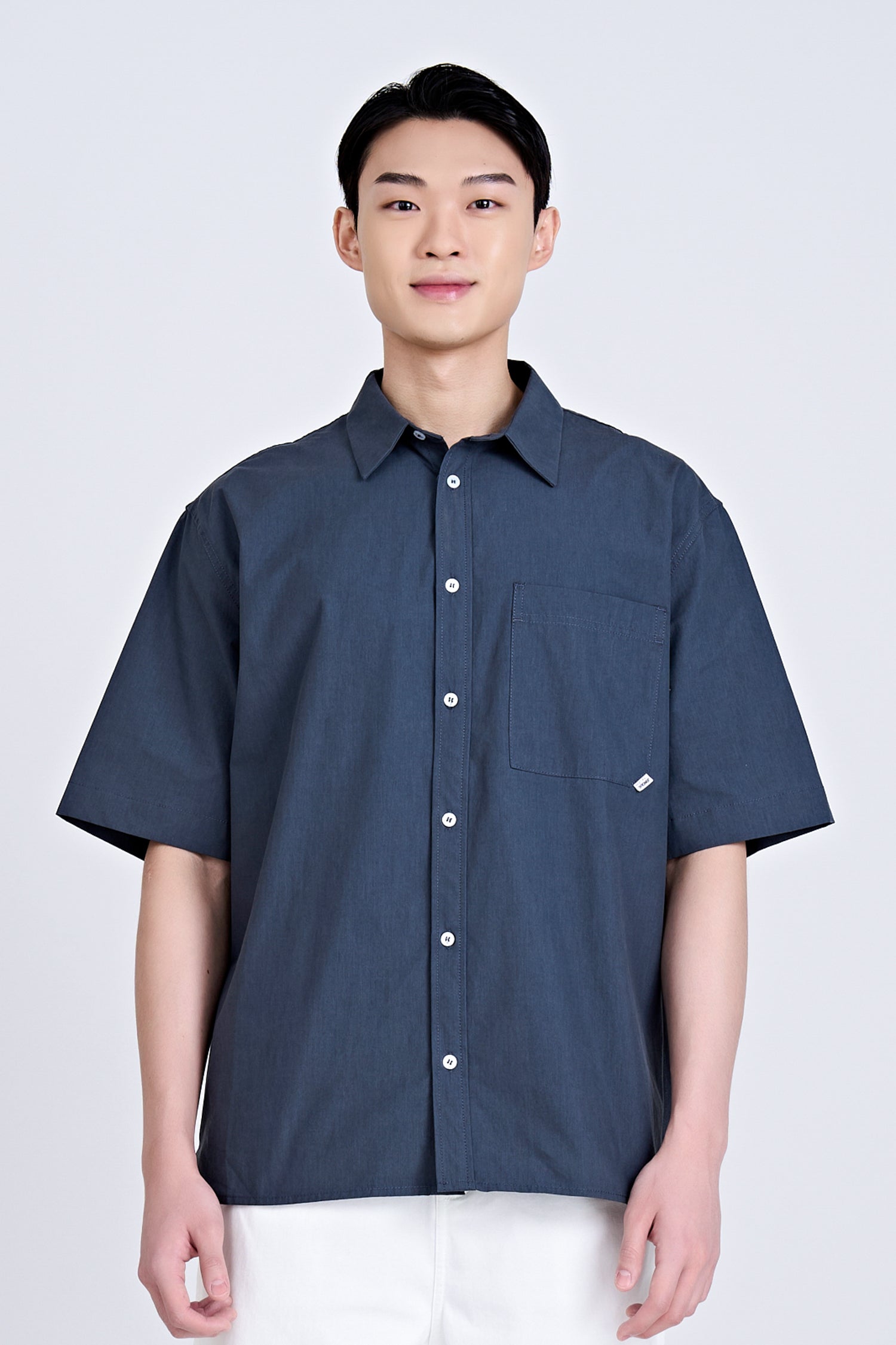 Worker's Pocket Shirt - Navy