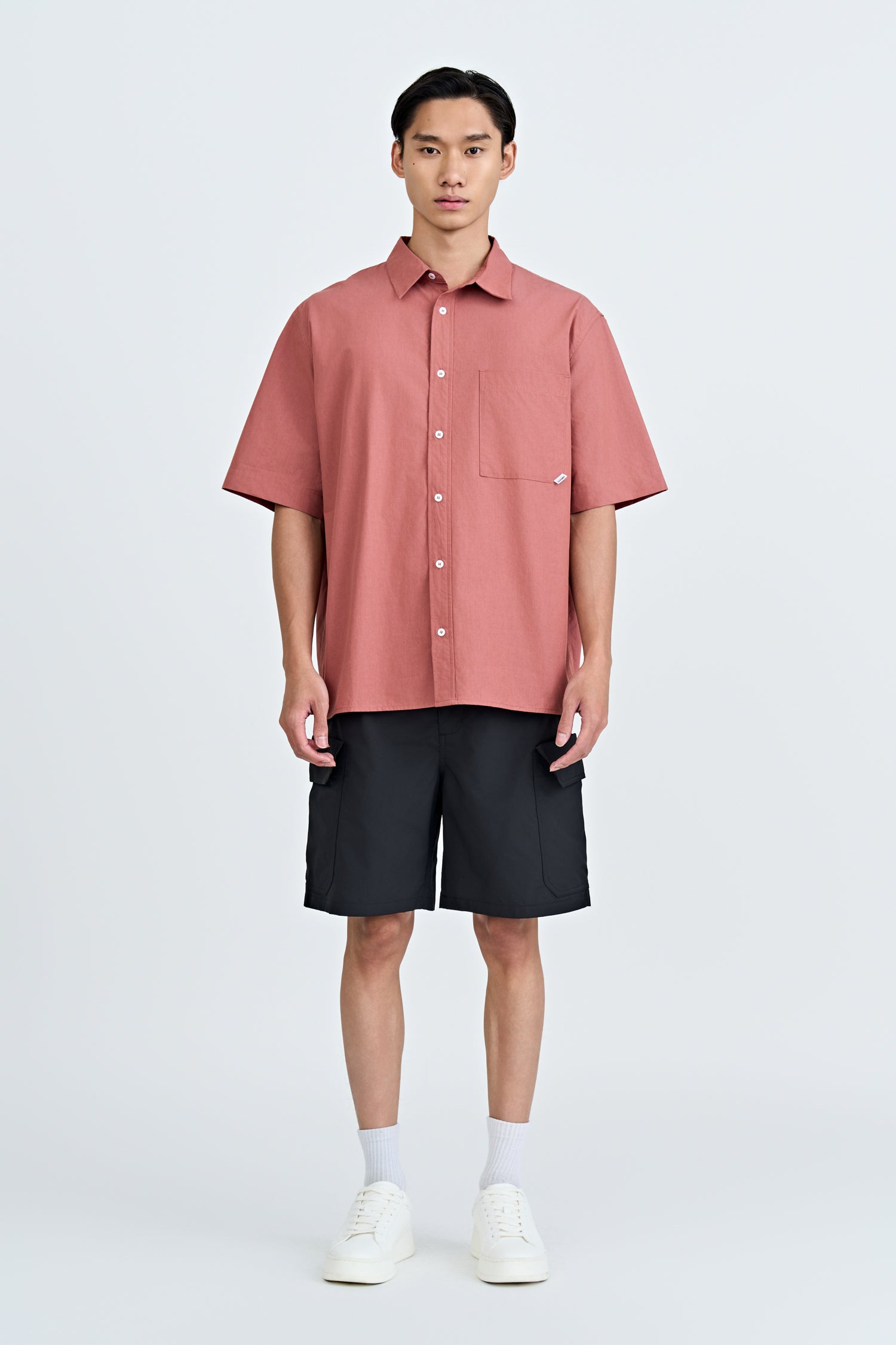 Worker's Pocket Shirt - Rosewood