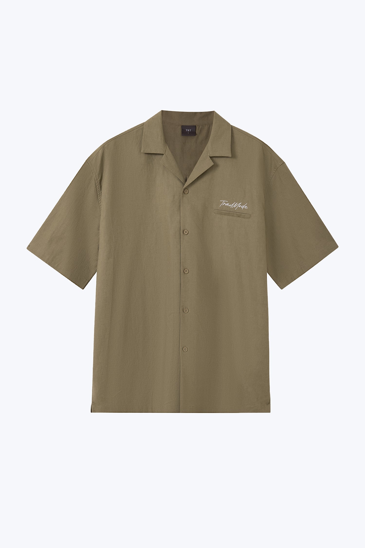 Trail Mode Cuban Shirt - Olive