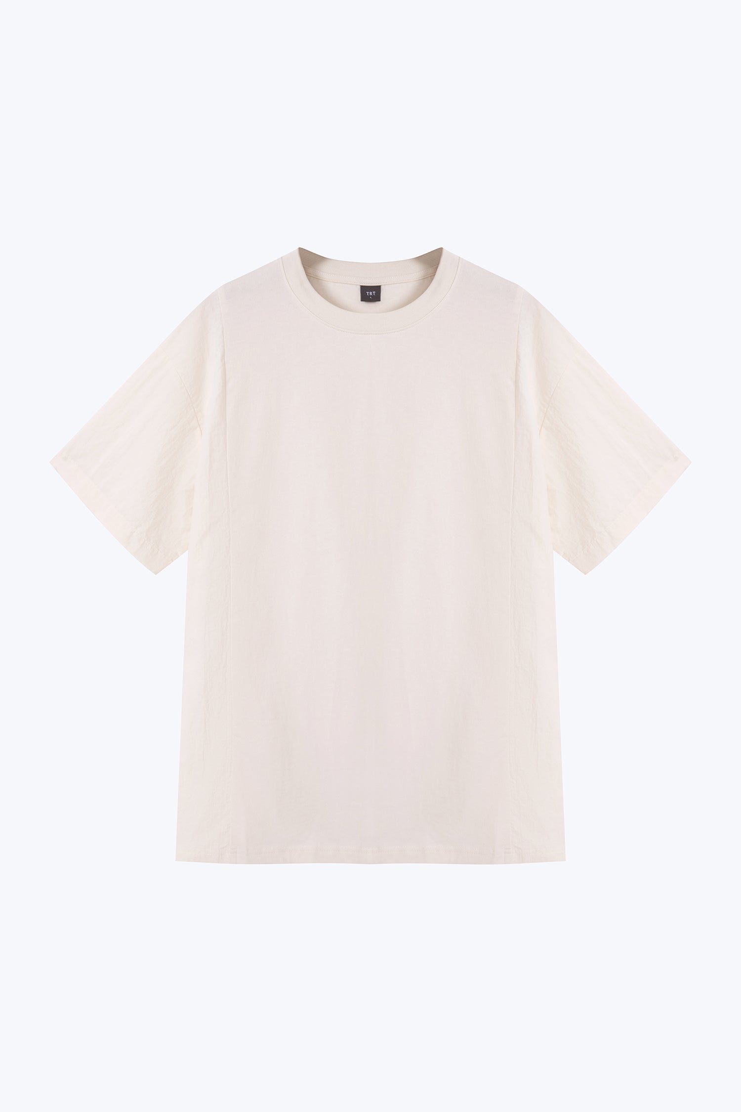 (C) Panelled Oversized Tee - Cream