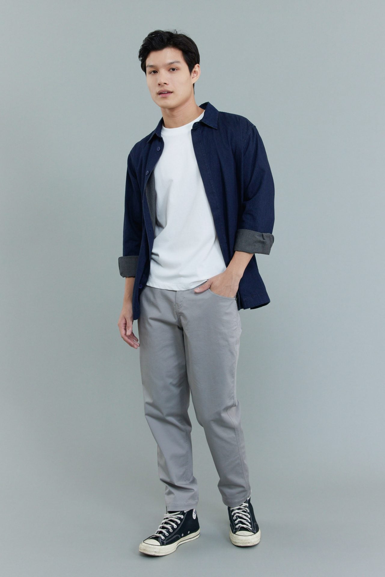 Denim Classic Long Sleeve Shirt