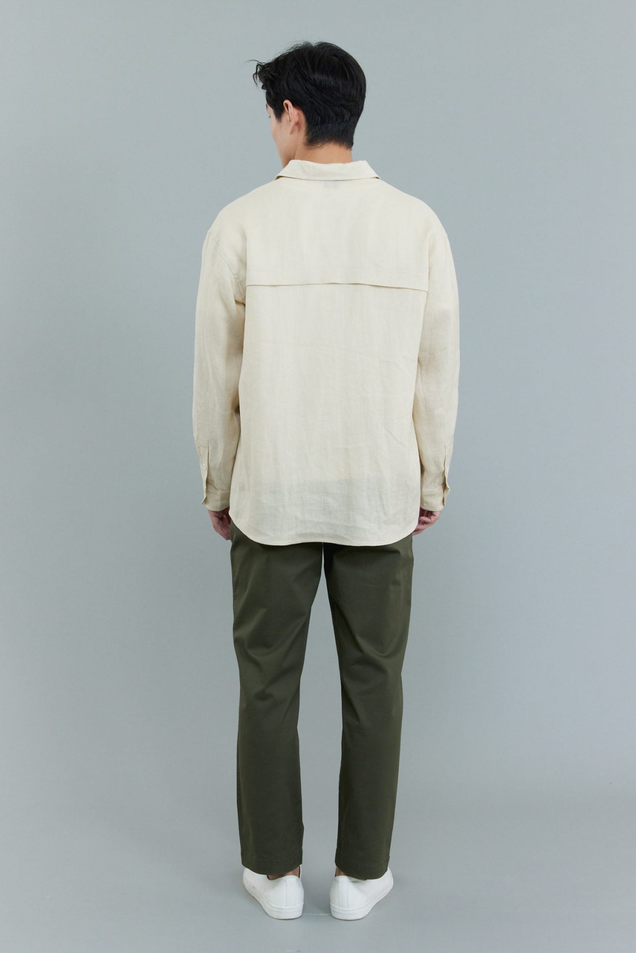 Linen Patch Pocket Overshirt