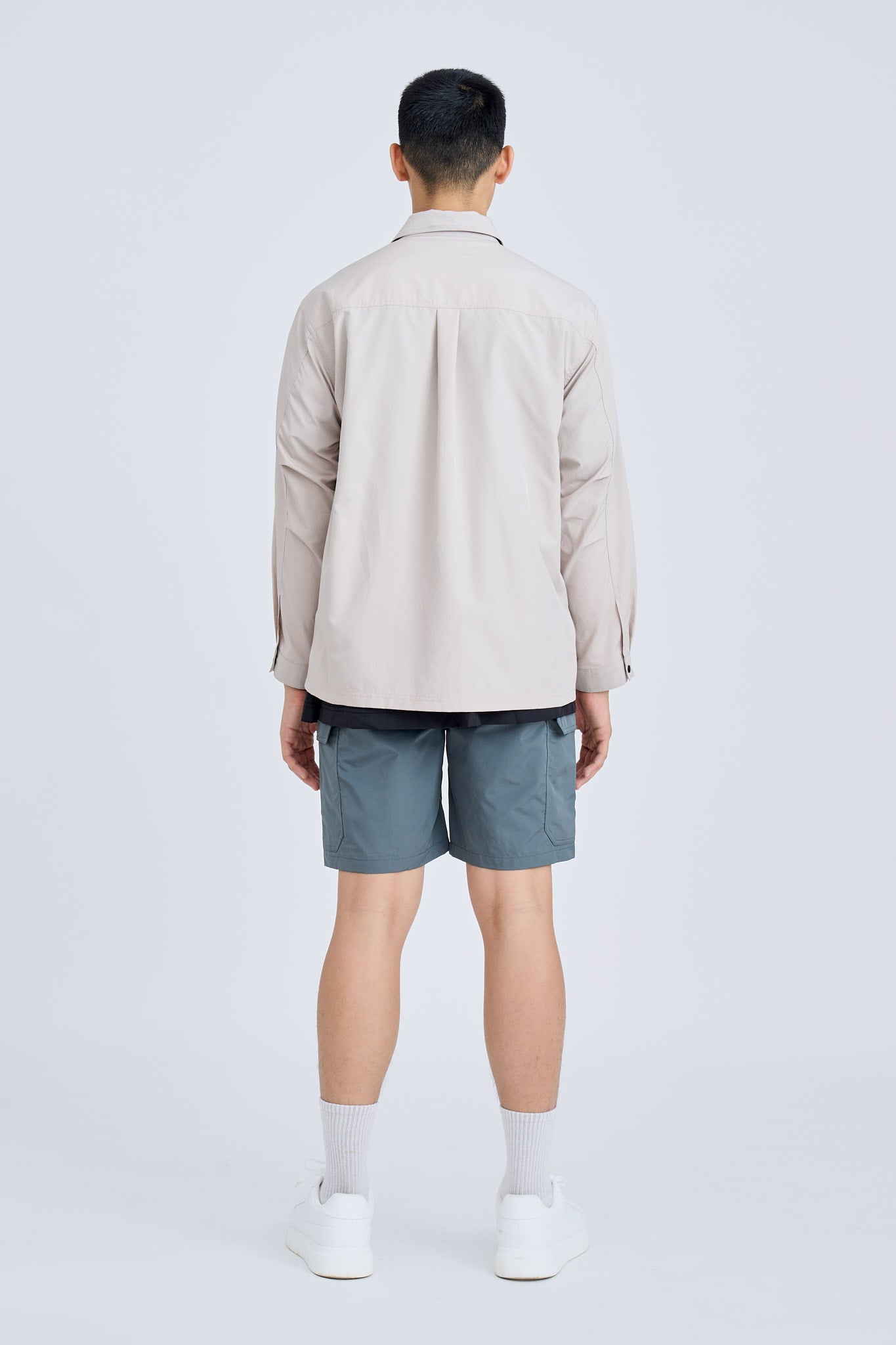 Utility Pocket Overshirt - Khaki