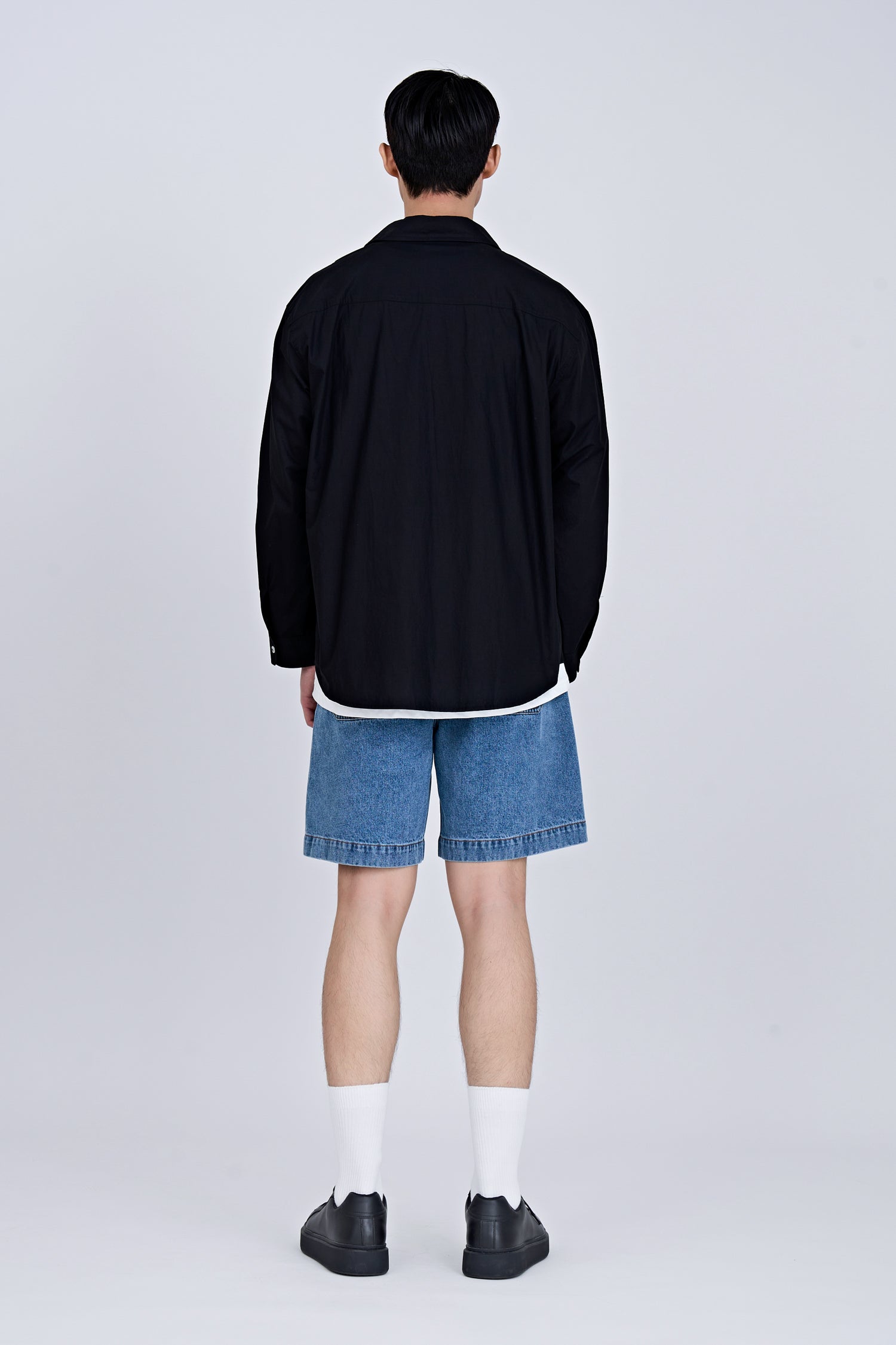 Button Up Classic Shirt - Black