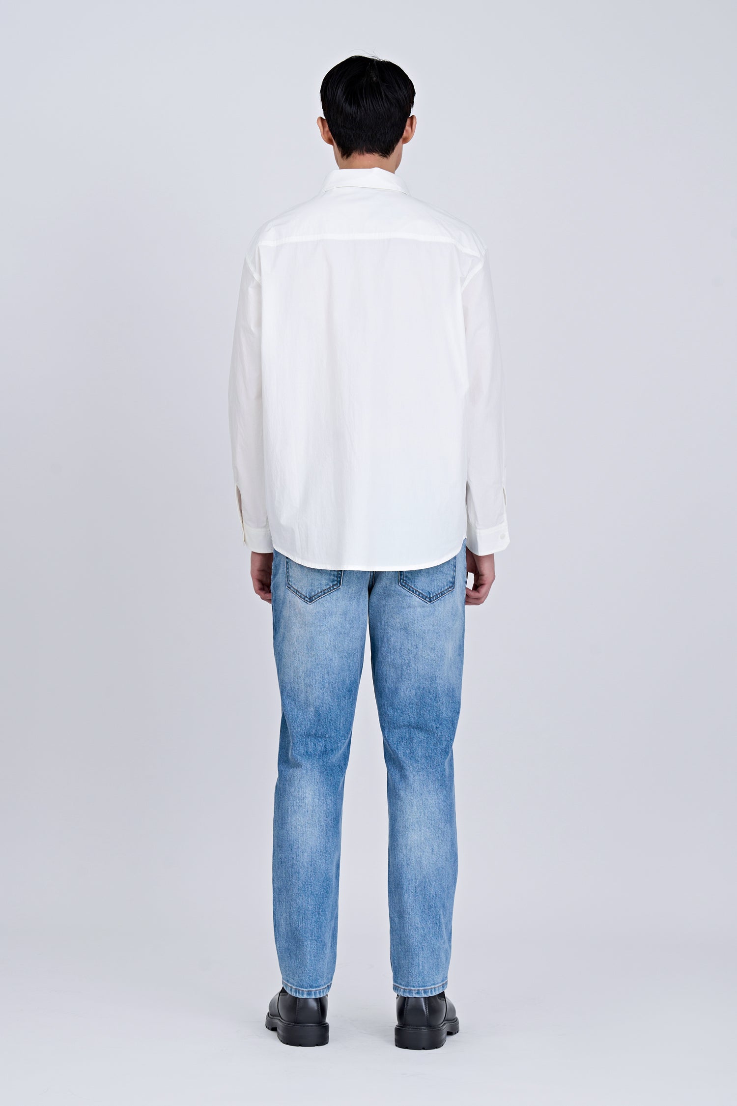 Button Up Classic Shirt - White