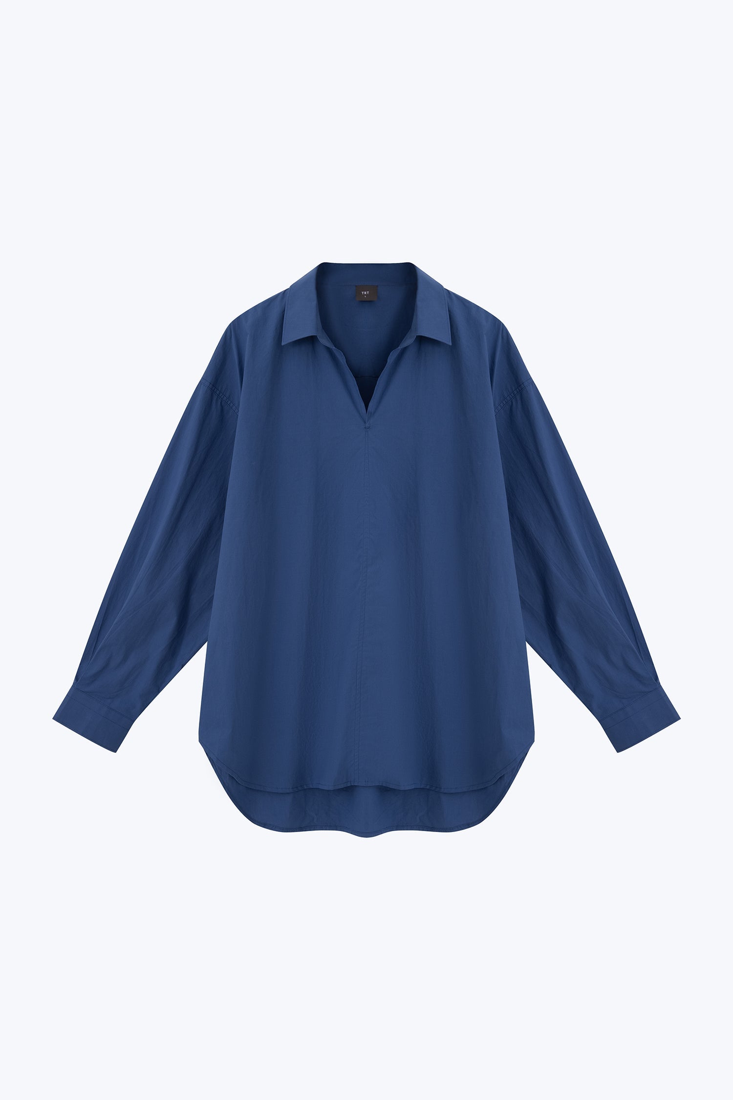 Relaxed Pullover Shirt - Blue