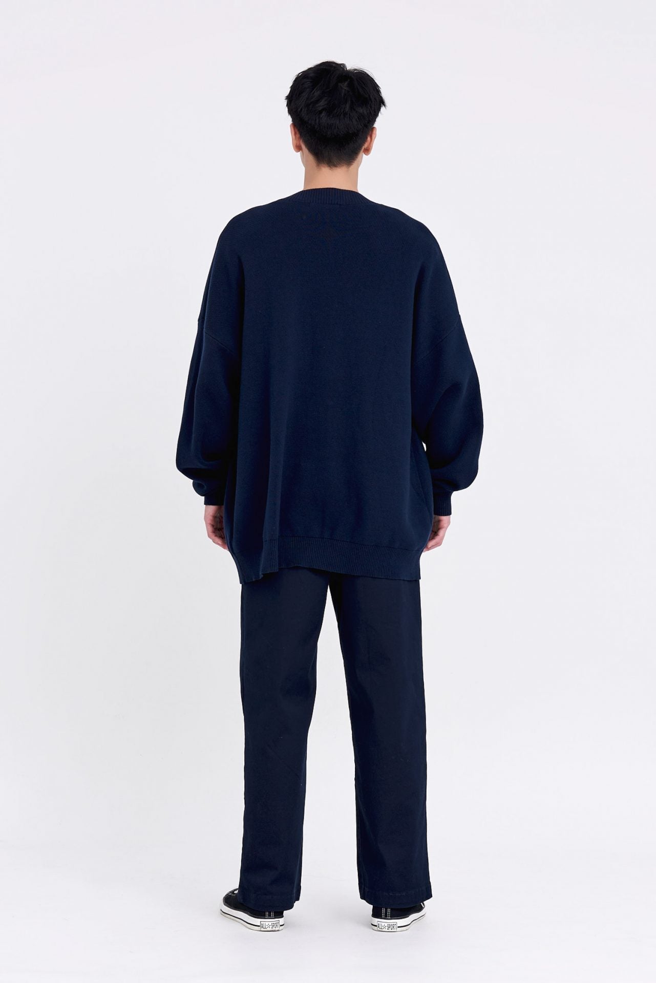 Knitted Patch Pocket Cardigan