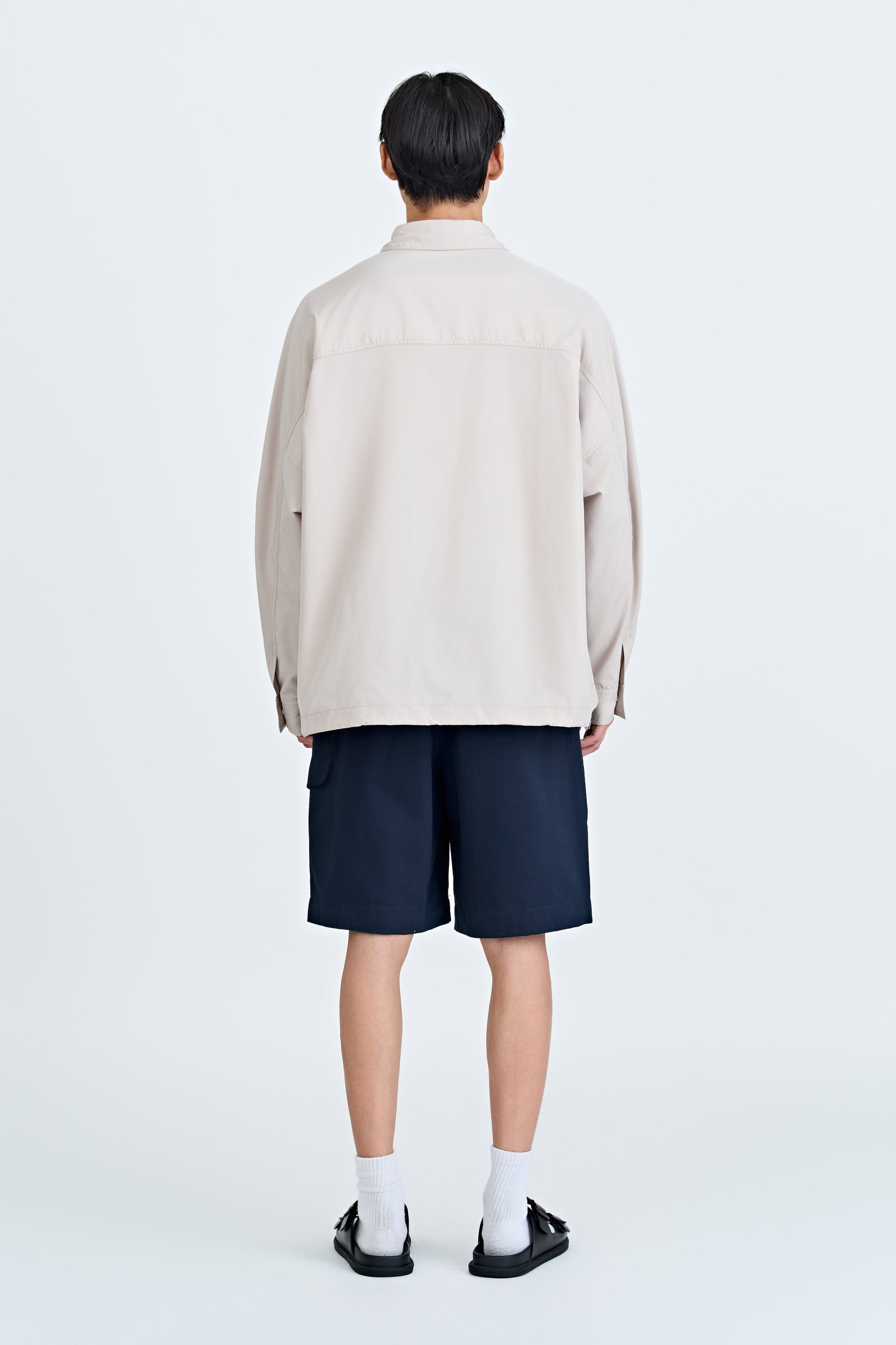 Light Weight Jacket With Conceal Pocket - Khaki