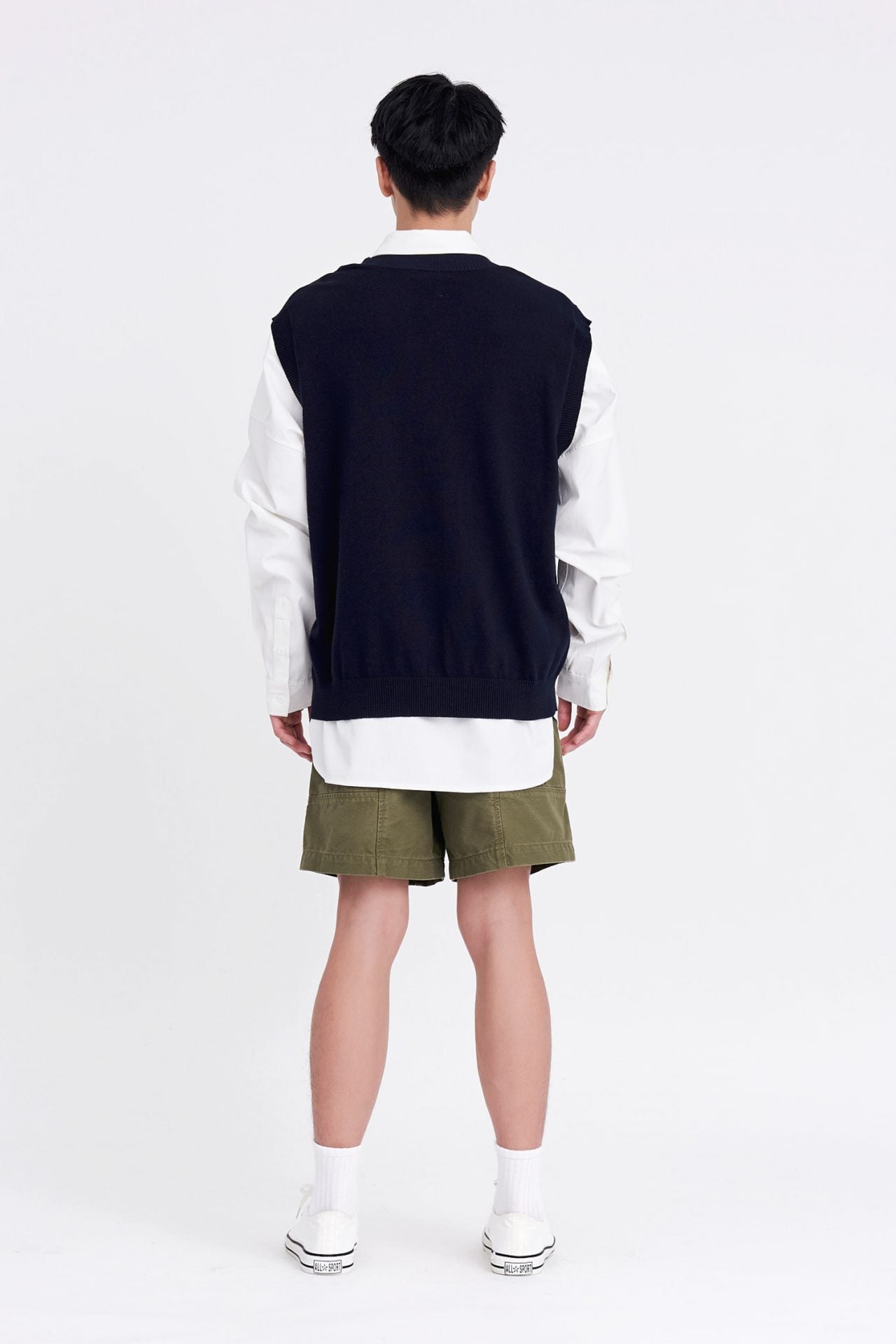Knitted Crew Neck Vest