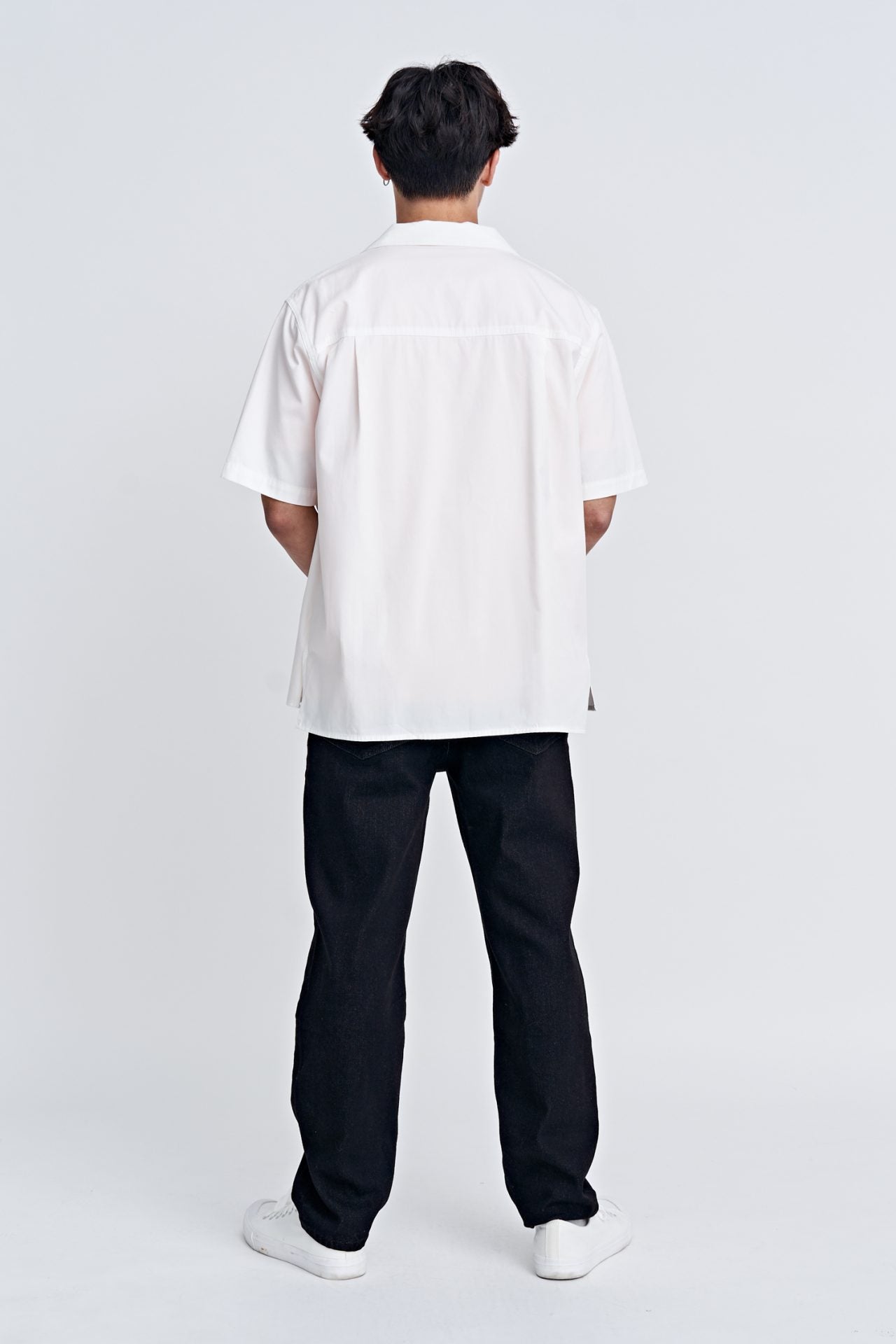 Denim Straight Cut Jeans - Black