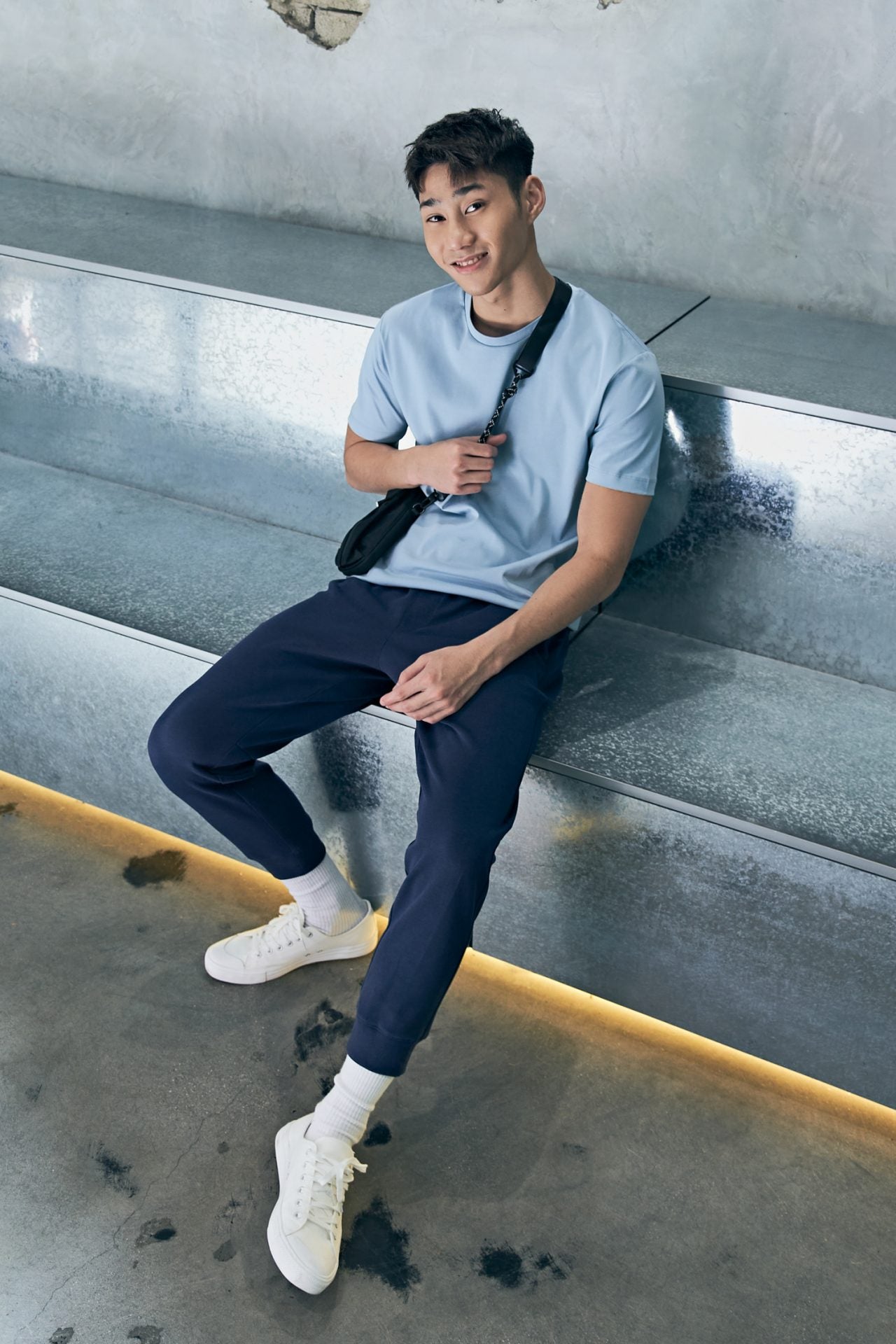 Jersey Lounge Trousers - Dark Navy