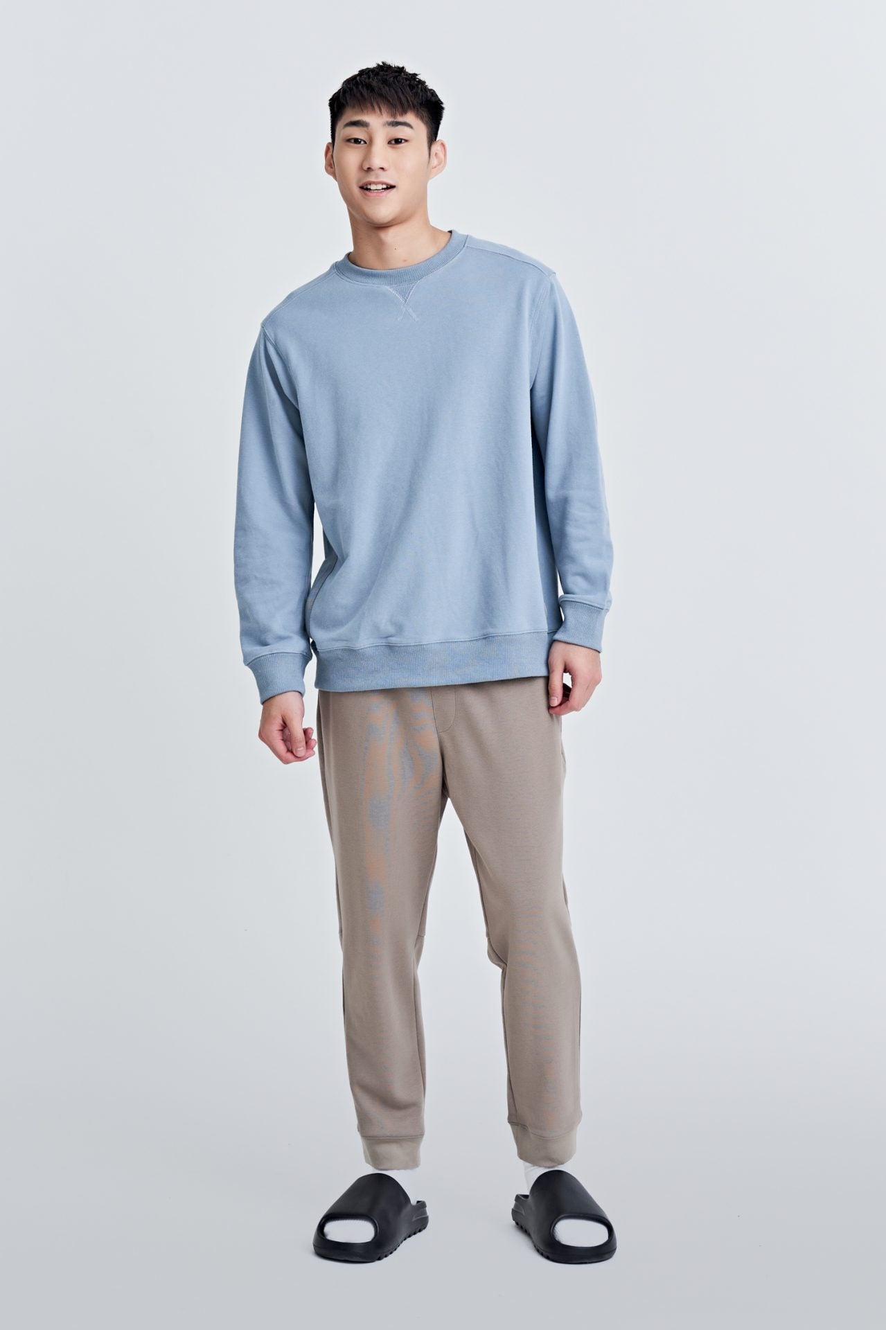 Jersey Lounge Trousers - Taupe Grey