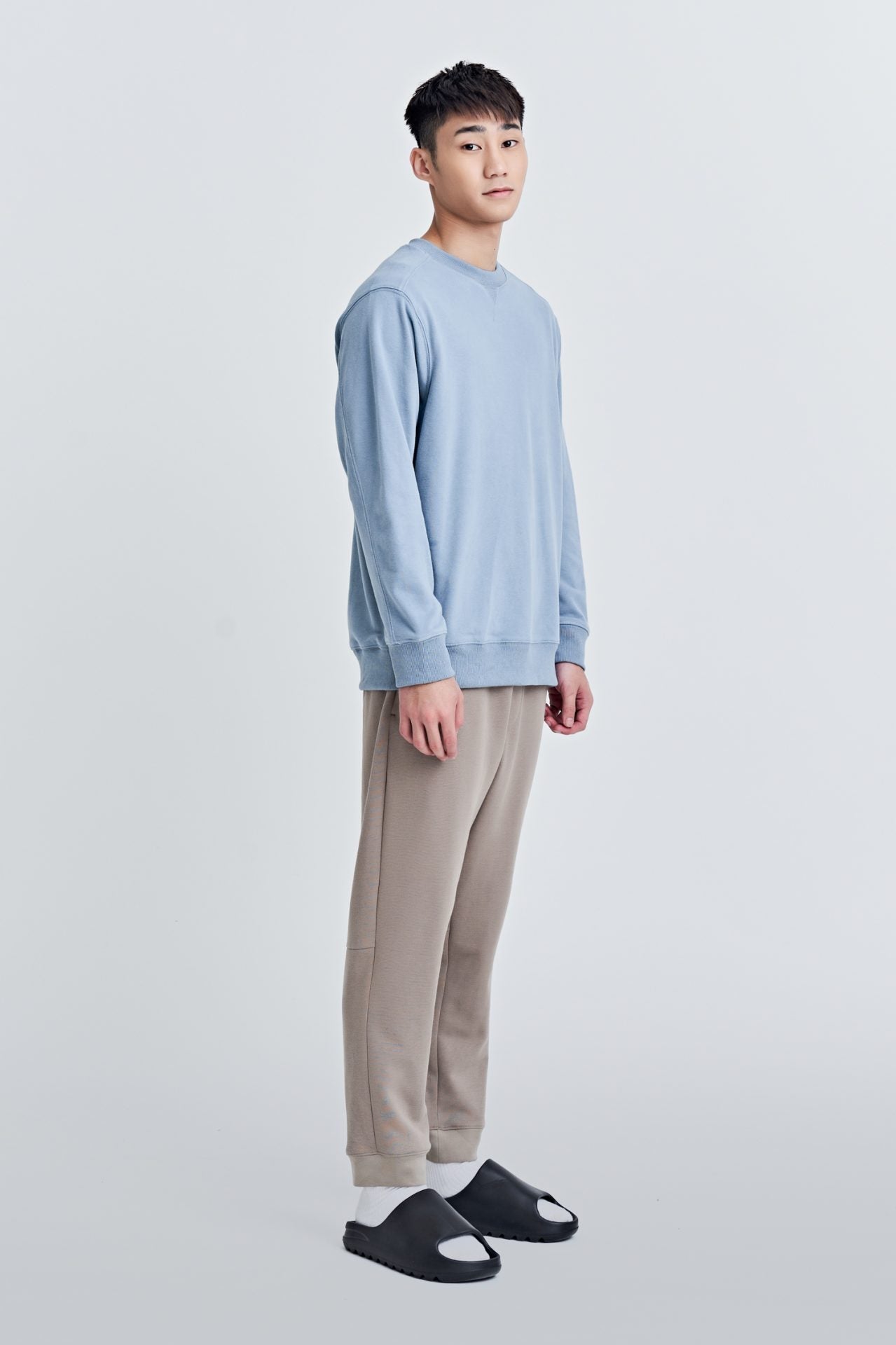 Jersey Lounge Trousers - Taupe Grey