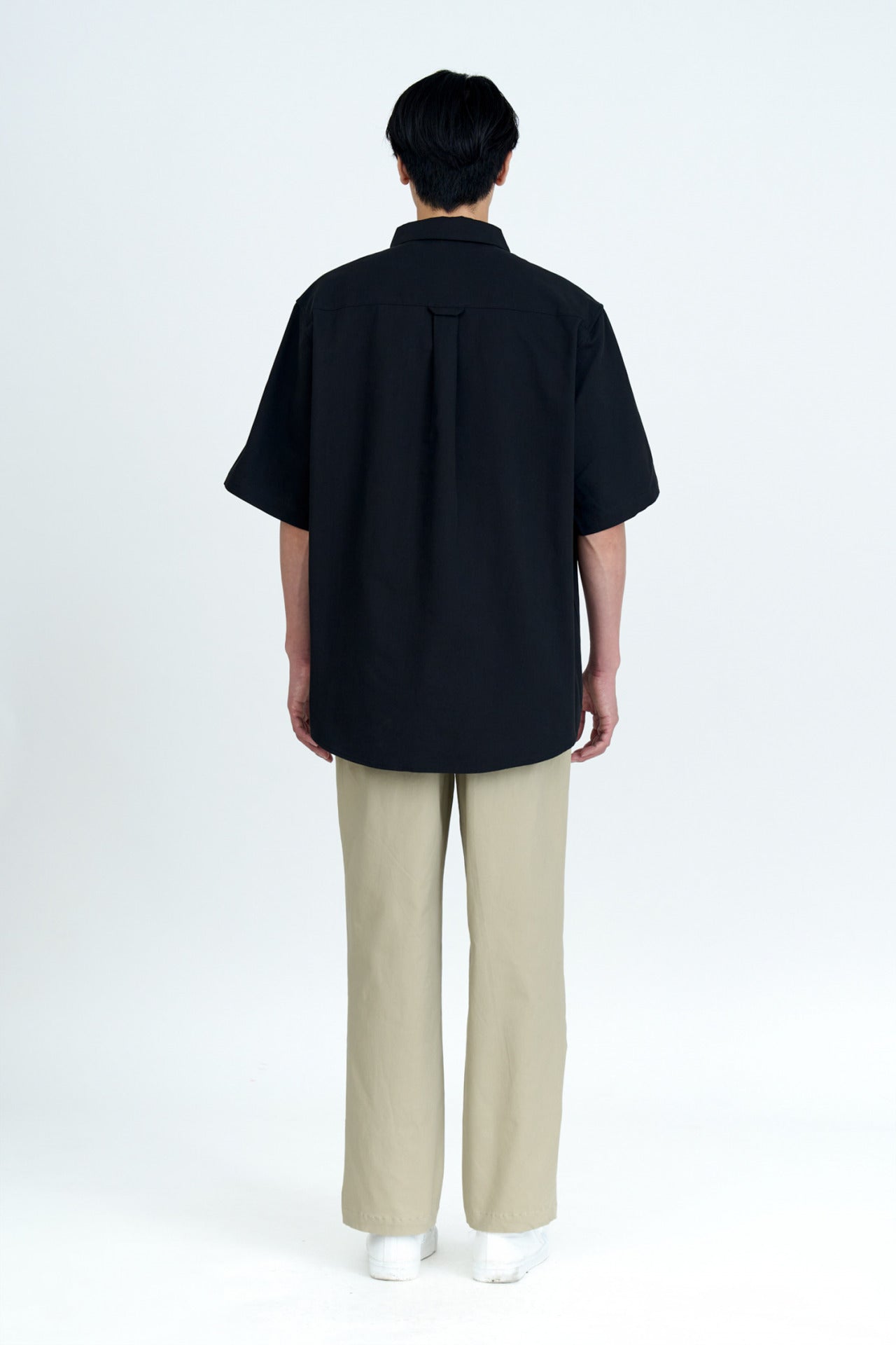 Drawstring Straight Cut Pants - Khaki