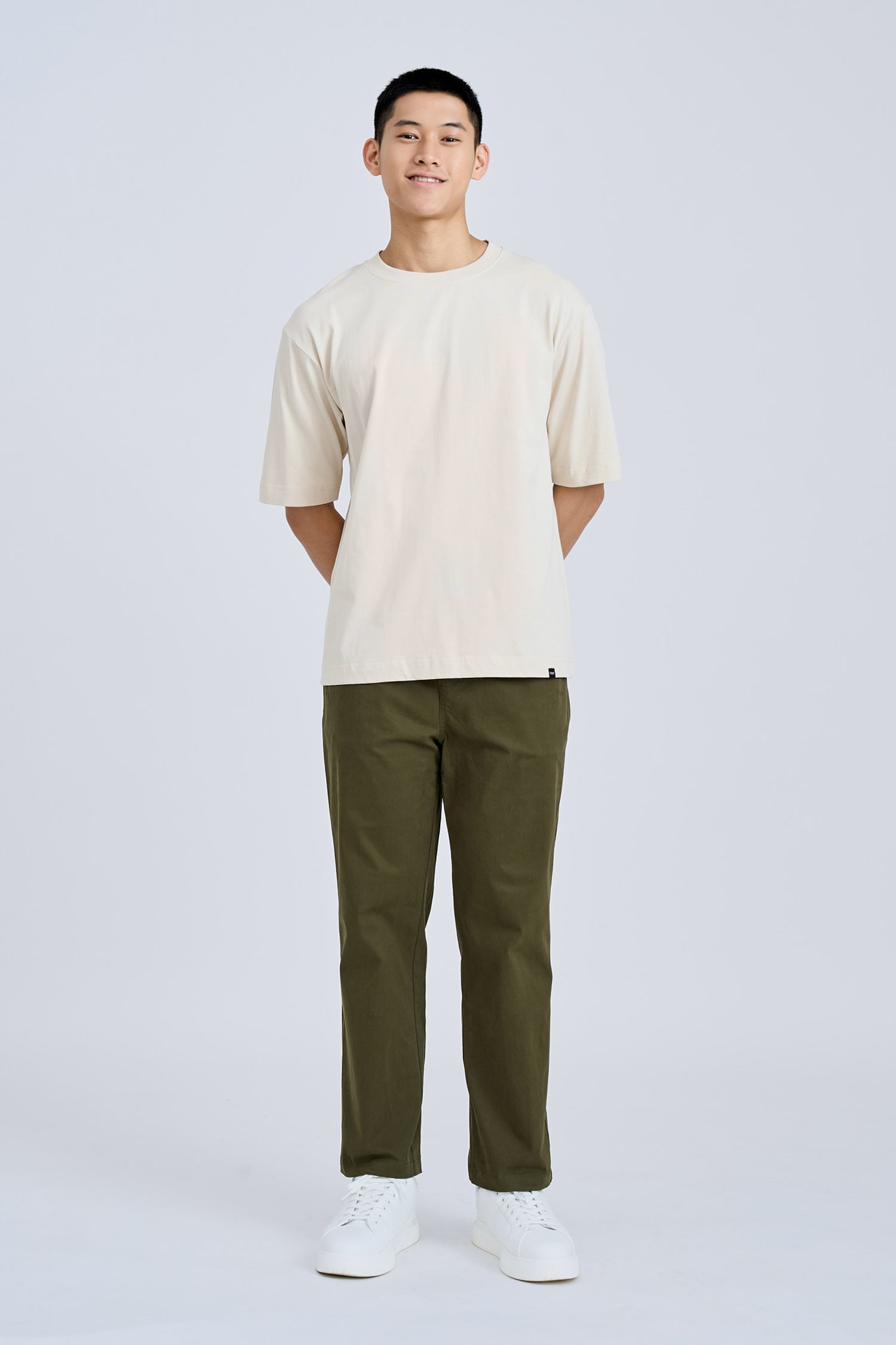 Drawstring Straight Cut Pants - Army Green – The Restyle Trait Malaysia