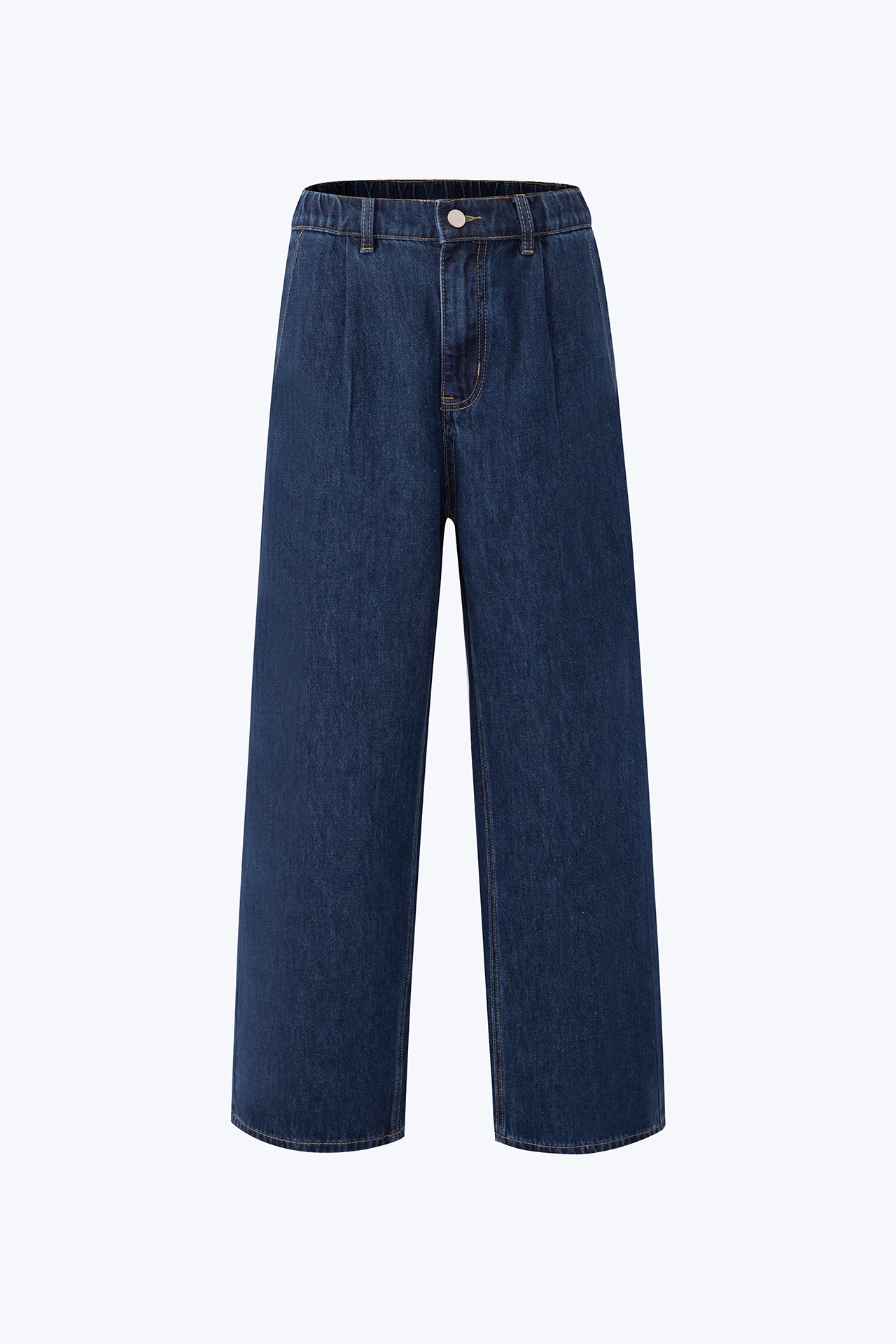 Denim Wide Leg Jeans - Dark Denim