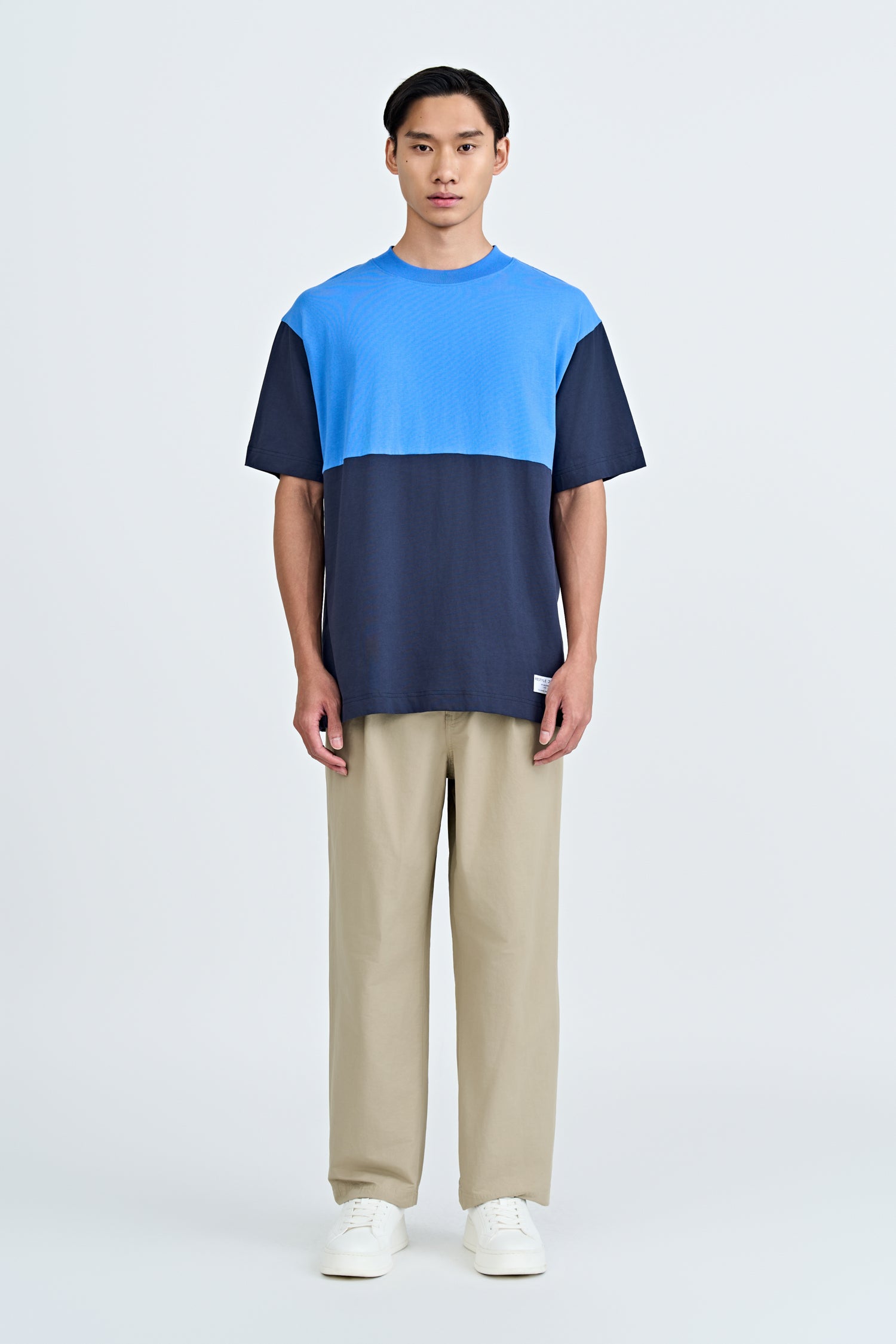 Nylon Cotton Drawstring Pants - Khaki