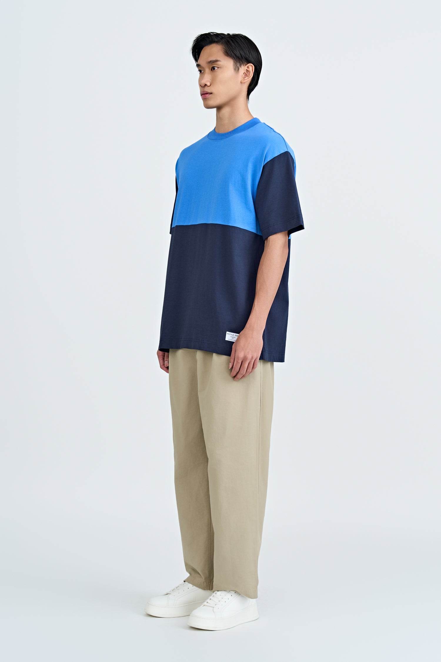 Nylon Cotton Drawstring Pants - Khaki