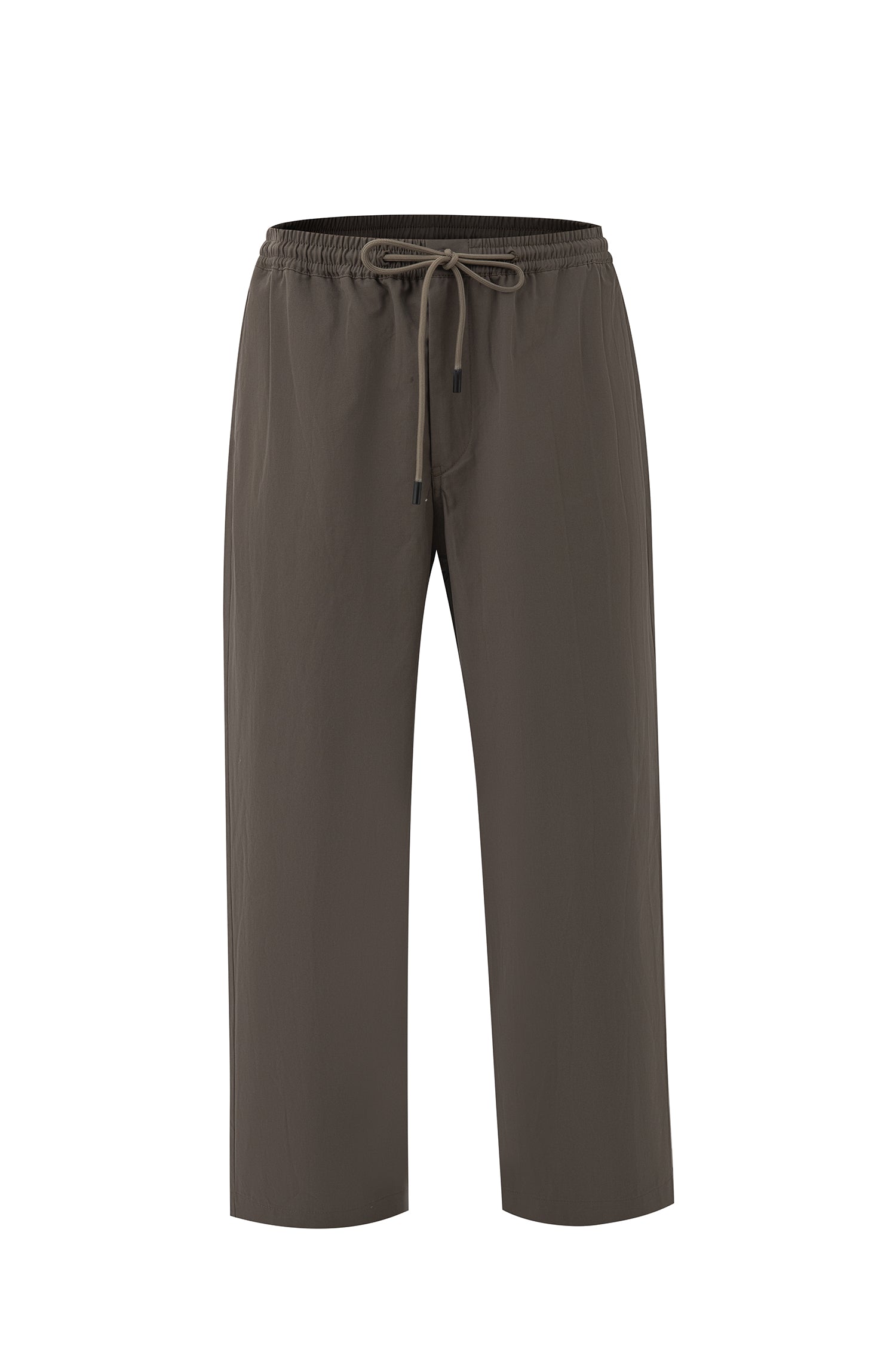 Relaxed Fit Drawstring Trousers - Dark Grey