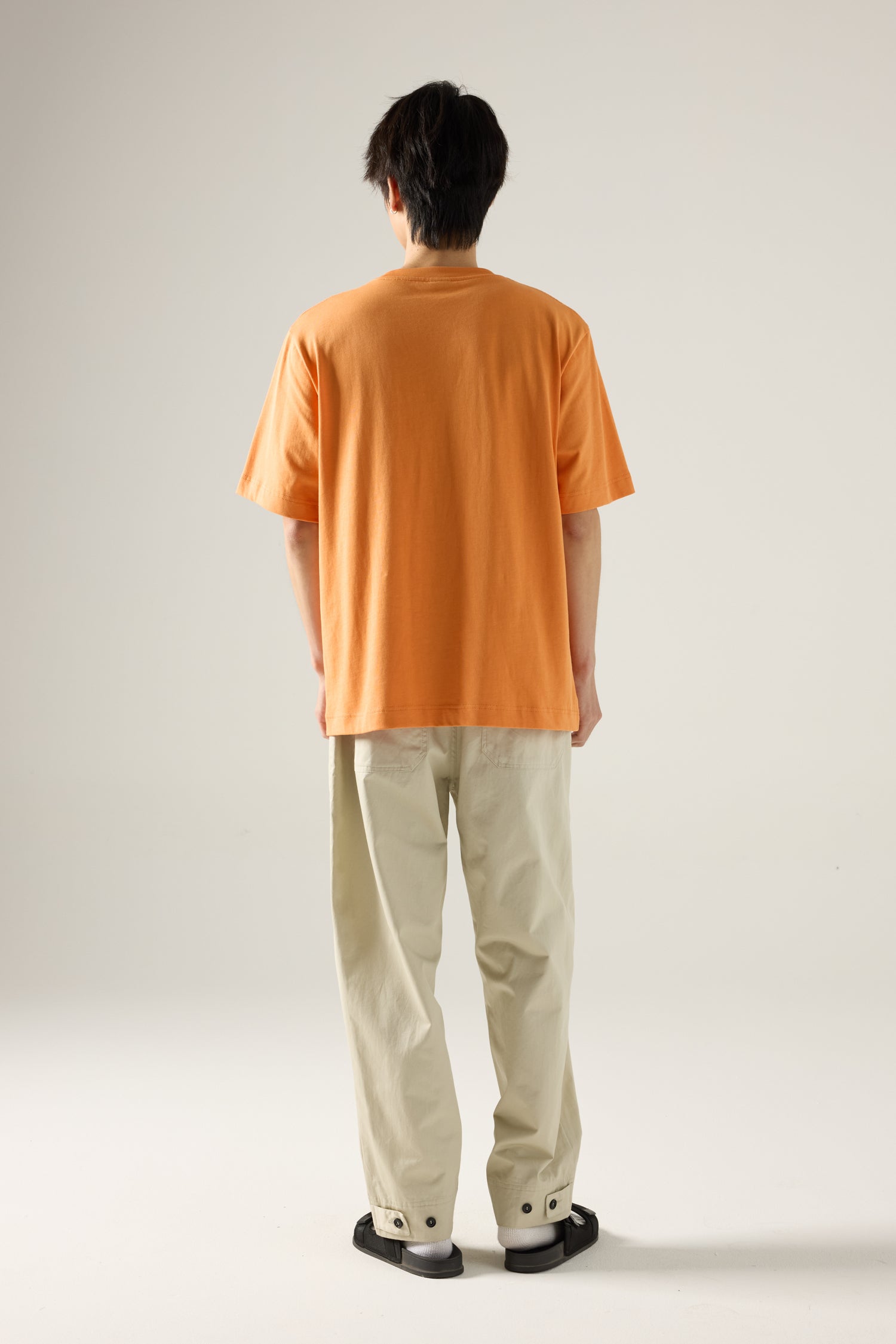 Relaxed Fit Drawstring Pants - Sand