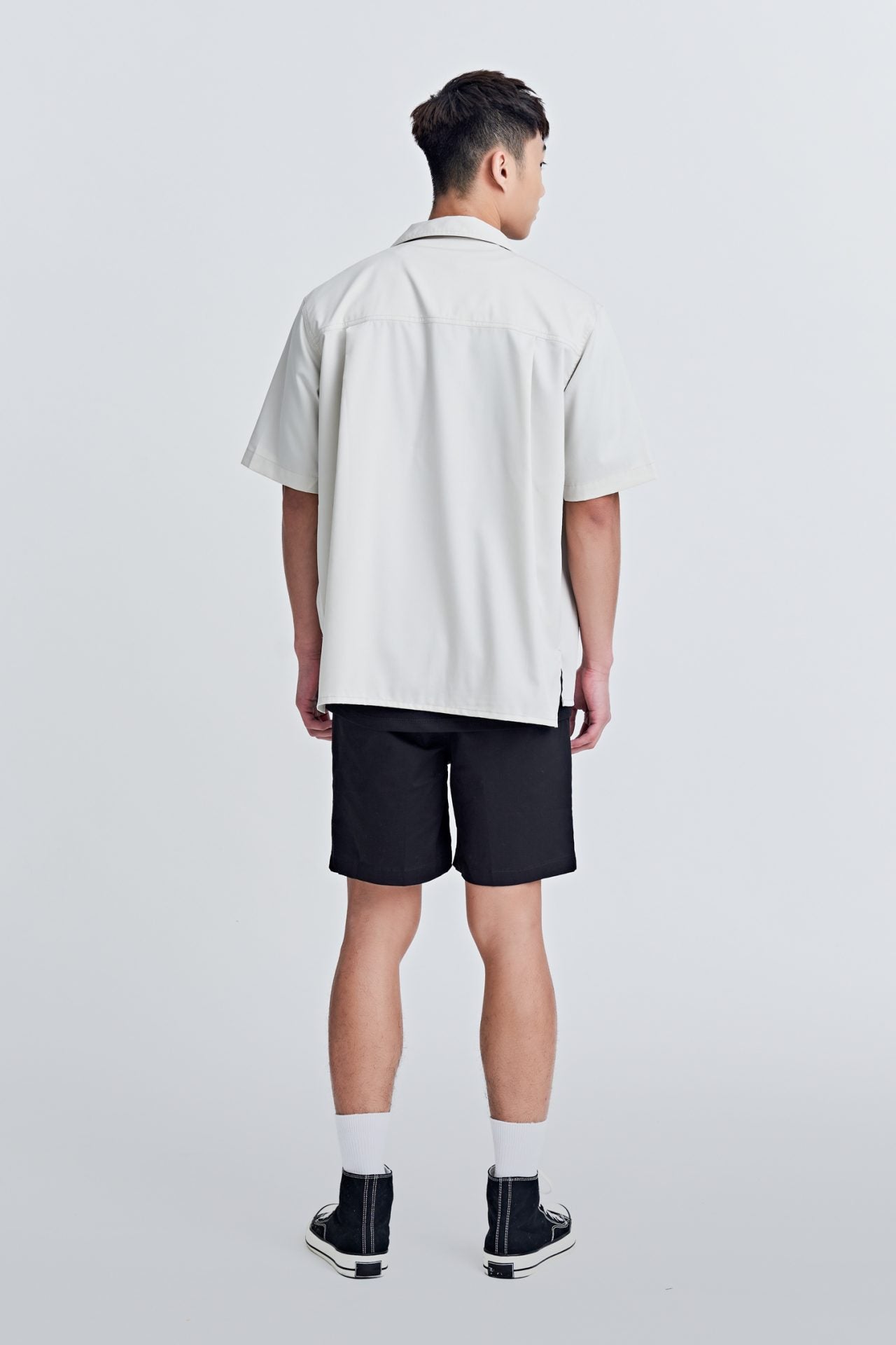 Cotton Double Pleated Bermudas