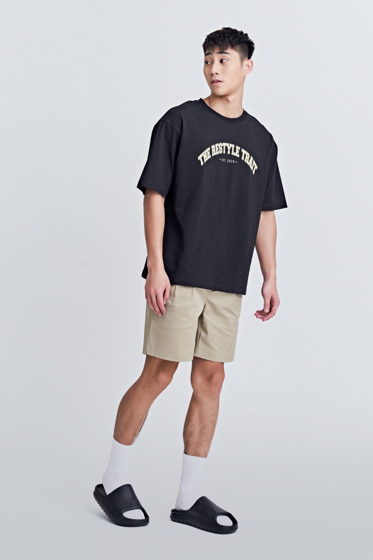 Cotton Double Pleated Bermudas