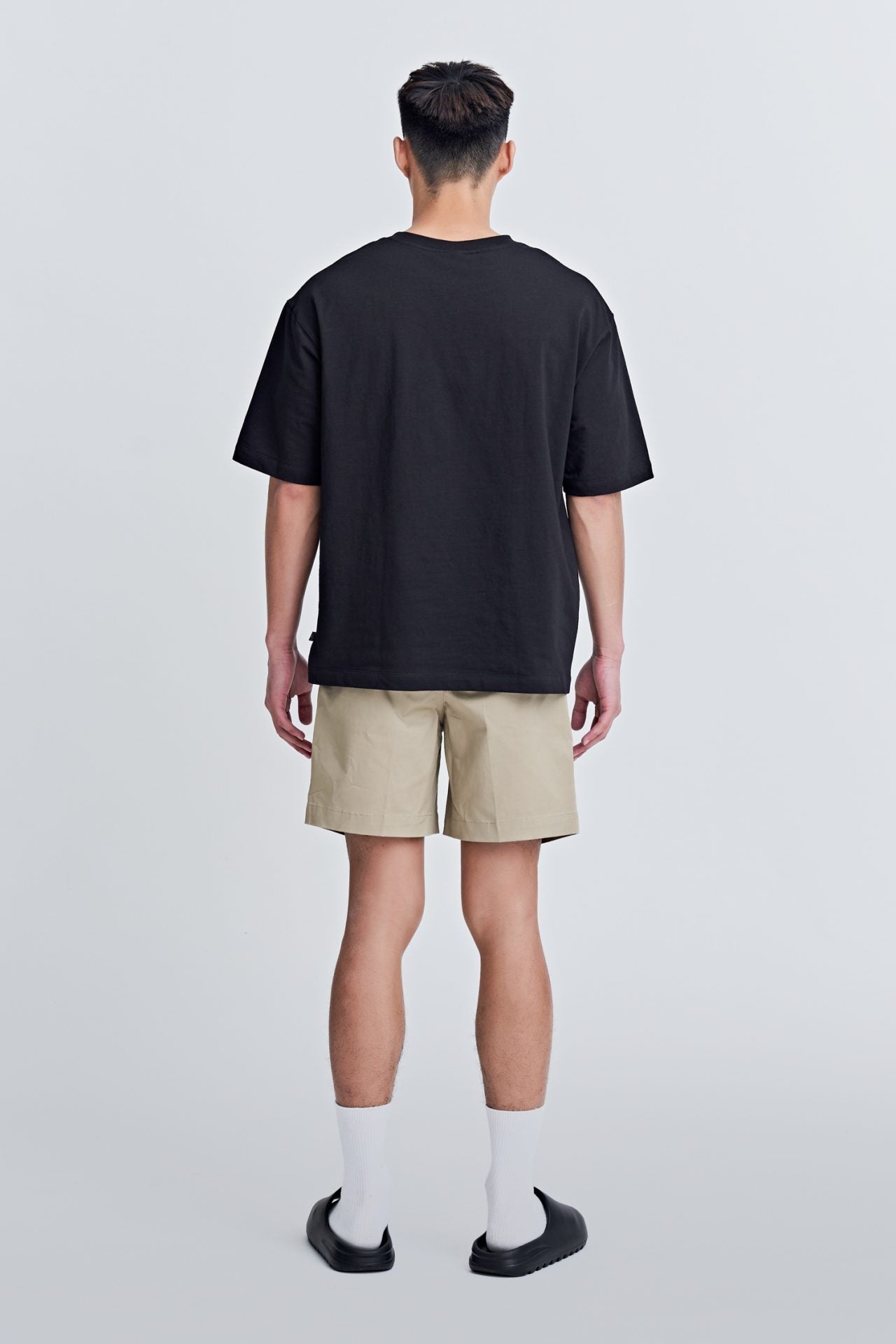 Cotton Double Pleated Bermudas