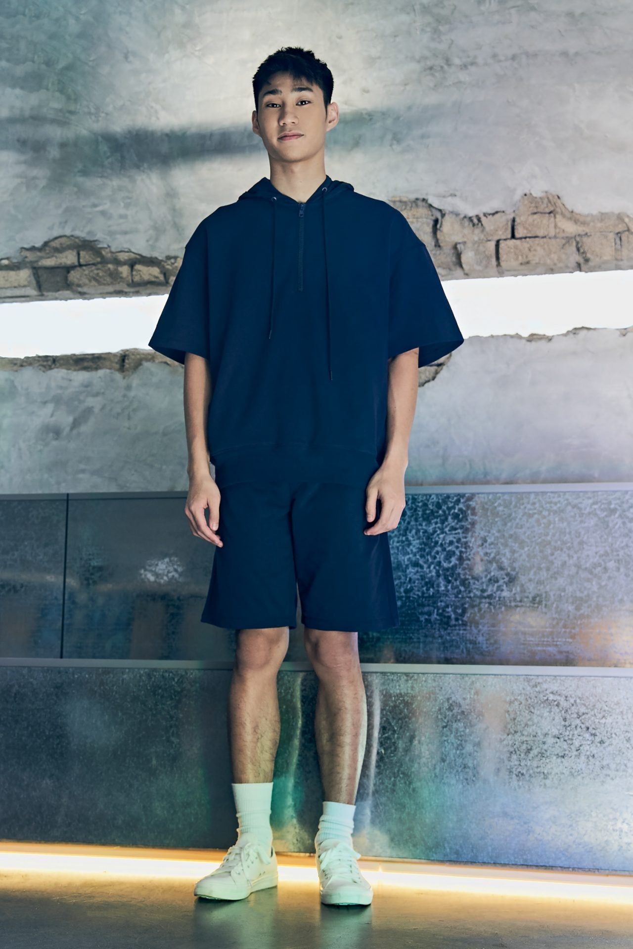 Jersey Lounge Bermudas - Navy