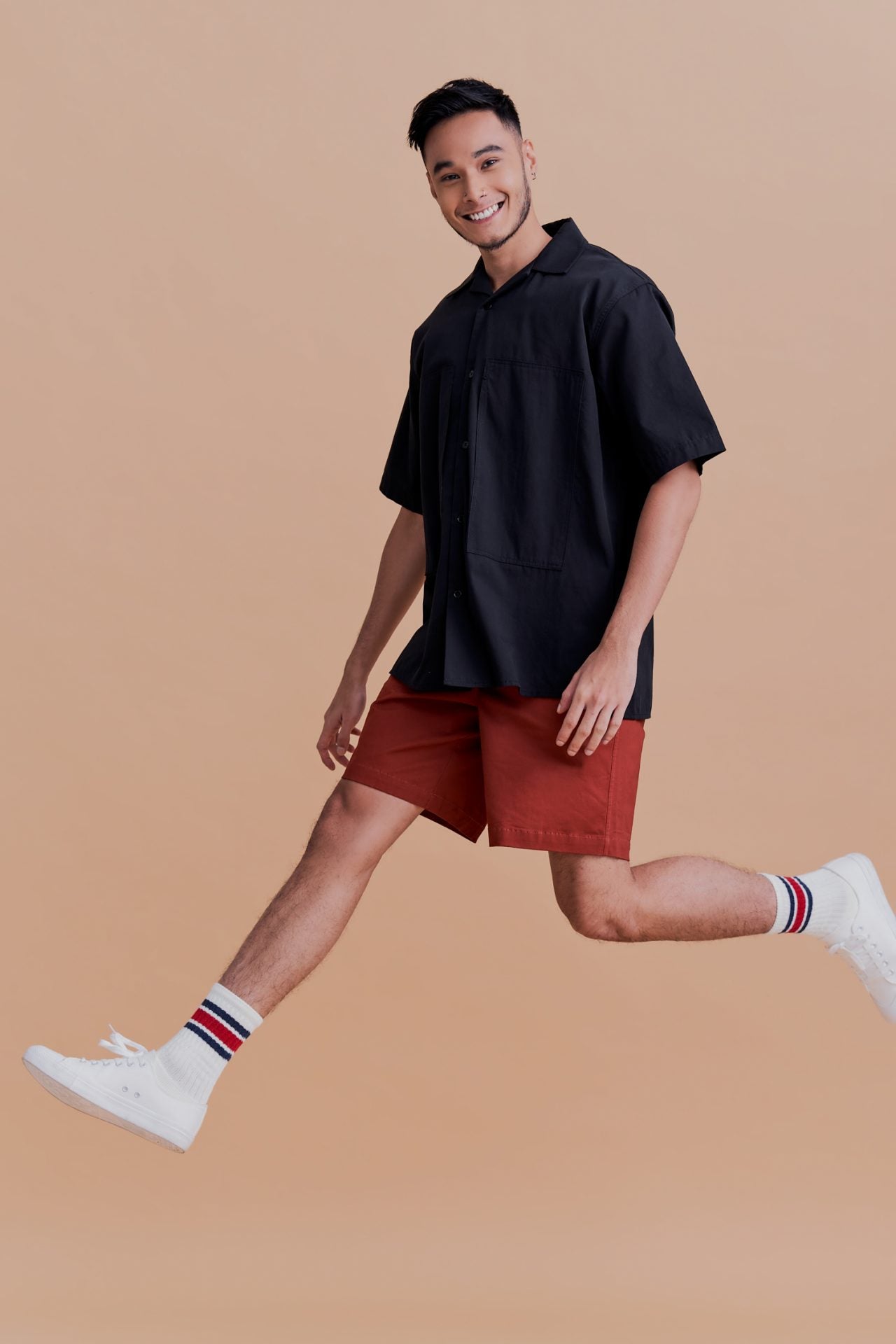 Cotton Stretch Regular Fit Chino Bermudas