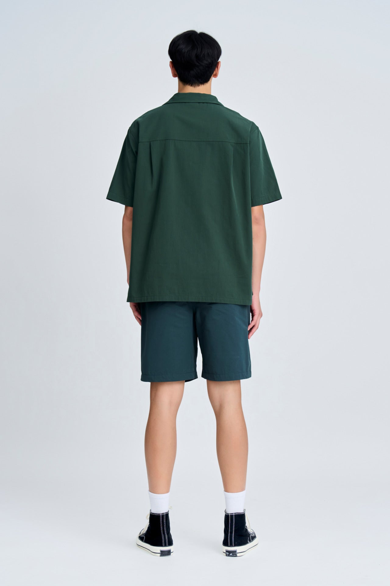 Wide-Fit Technical Bermudas - Forest