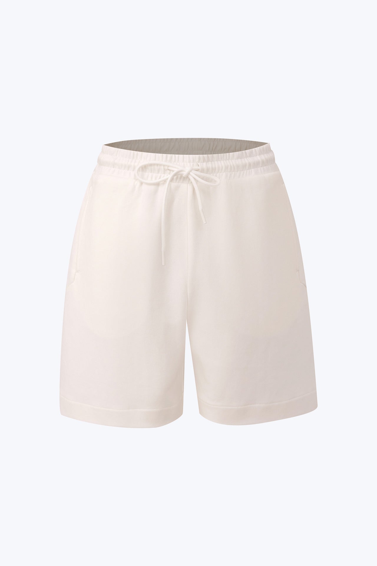 Heavyweight Jersey Drawstring Shorts - Cream