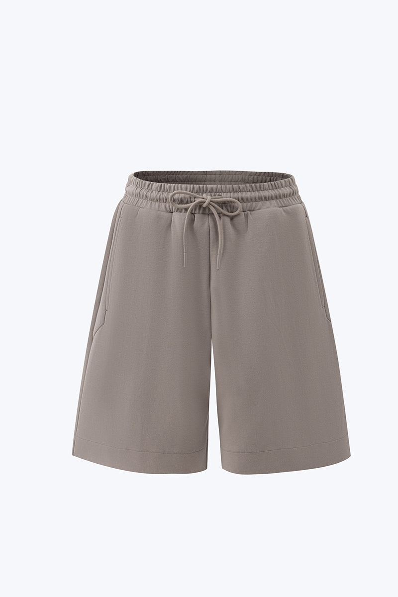 Heavyweight Jersey Drawstring Shorts - Gunmetal