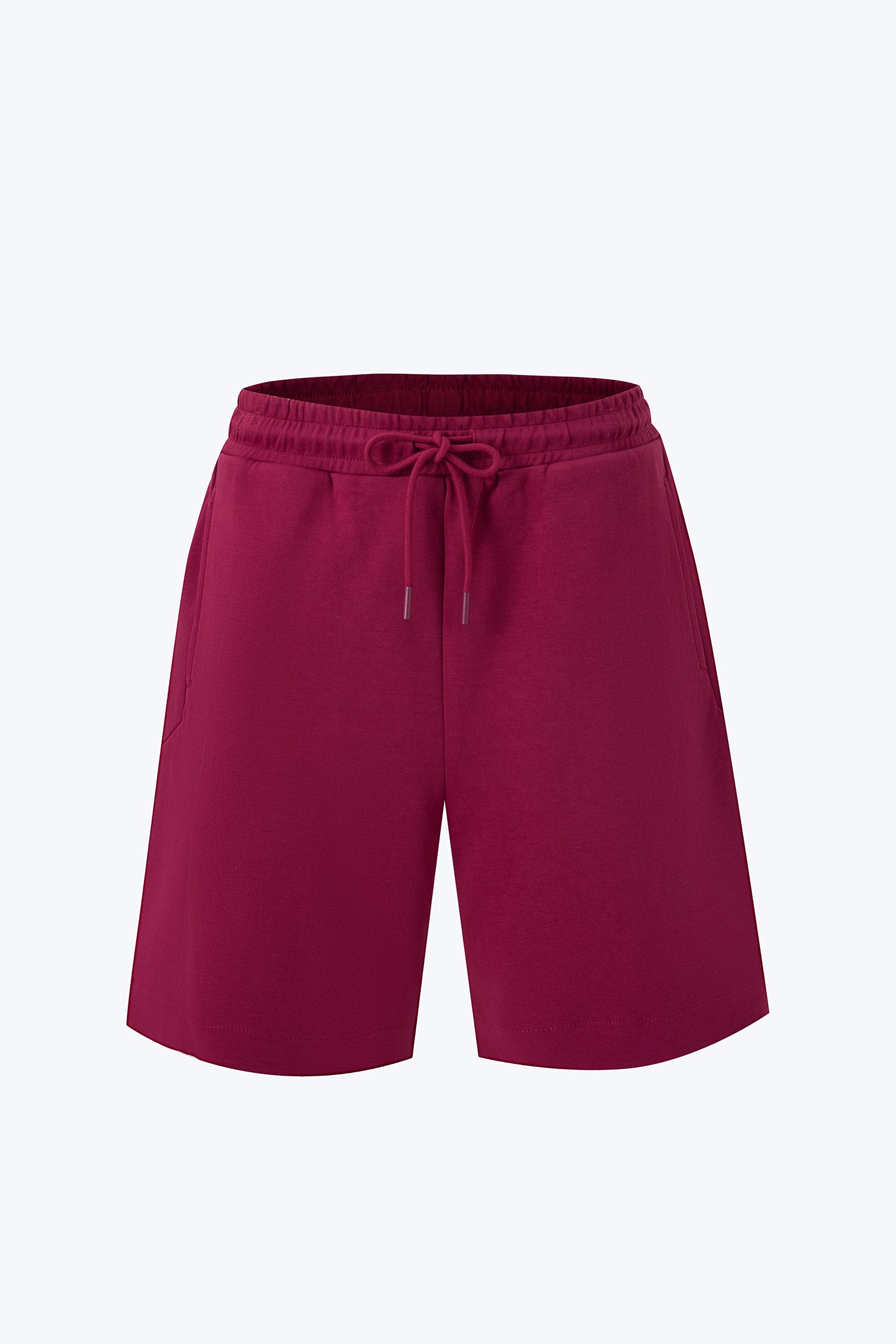Heavyweight Jersey Drawstring Shorts - Plum