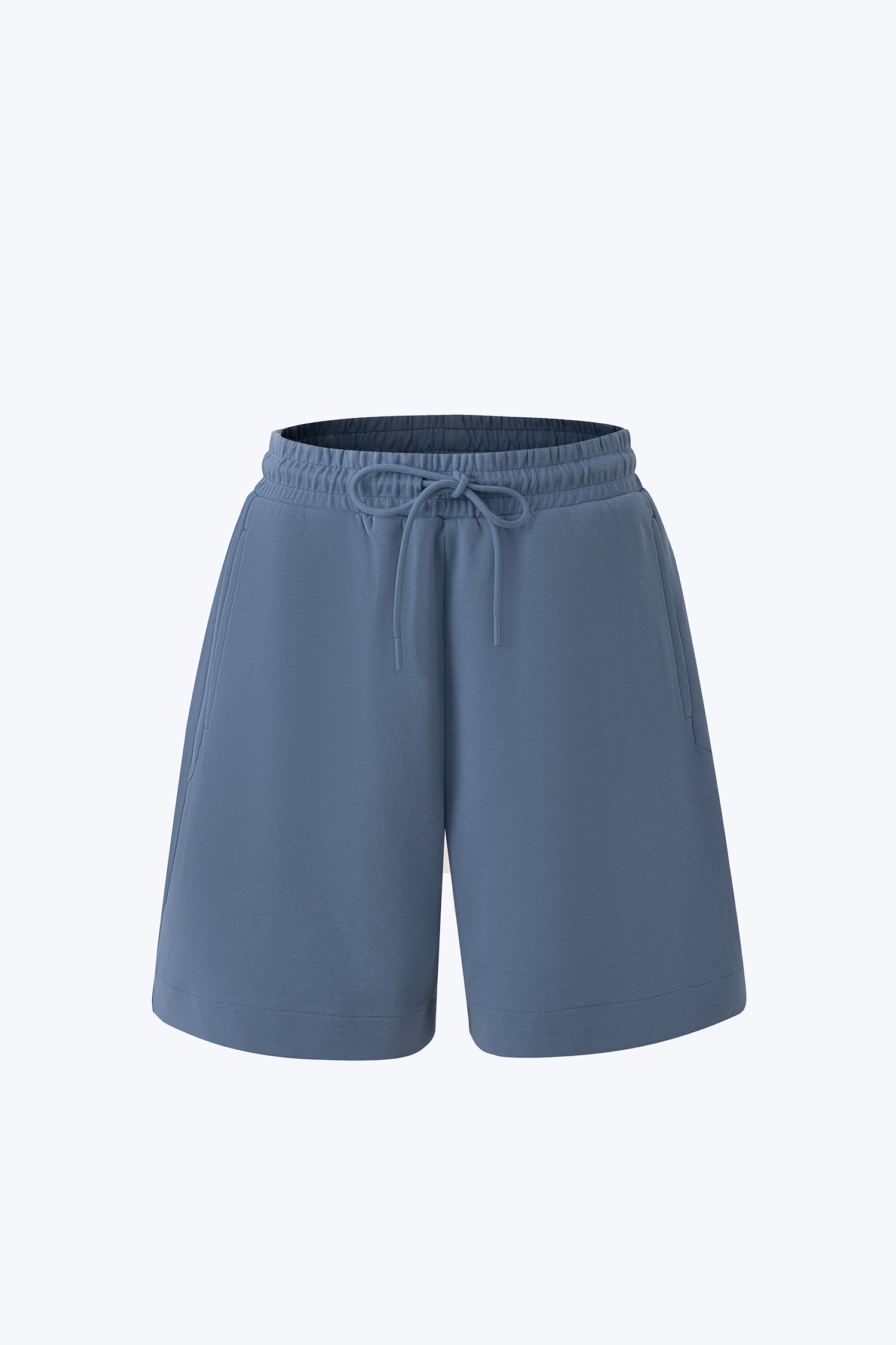 Heavyweight Jersey Drawstring Shorts - Steel Blue