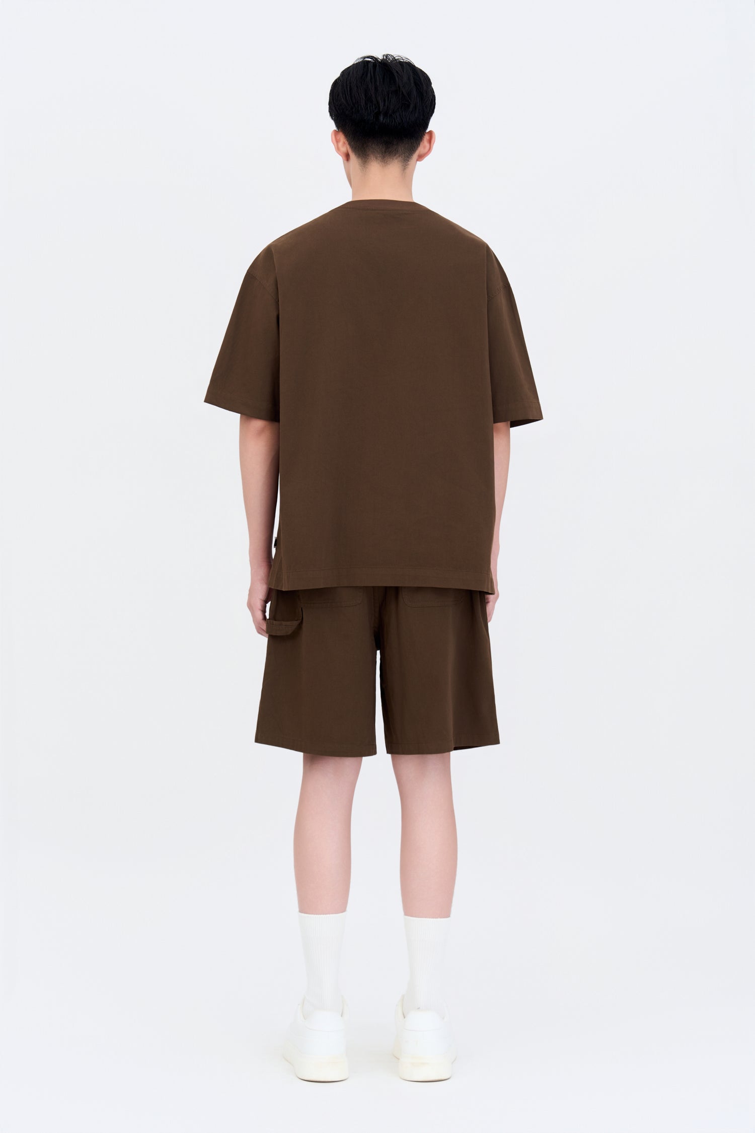 Denim Casual Shorts - Cocoa