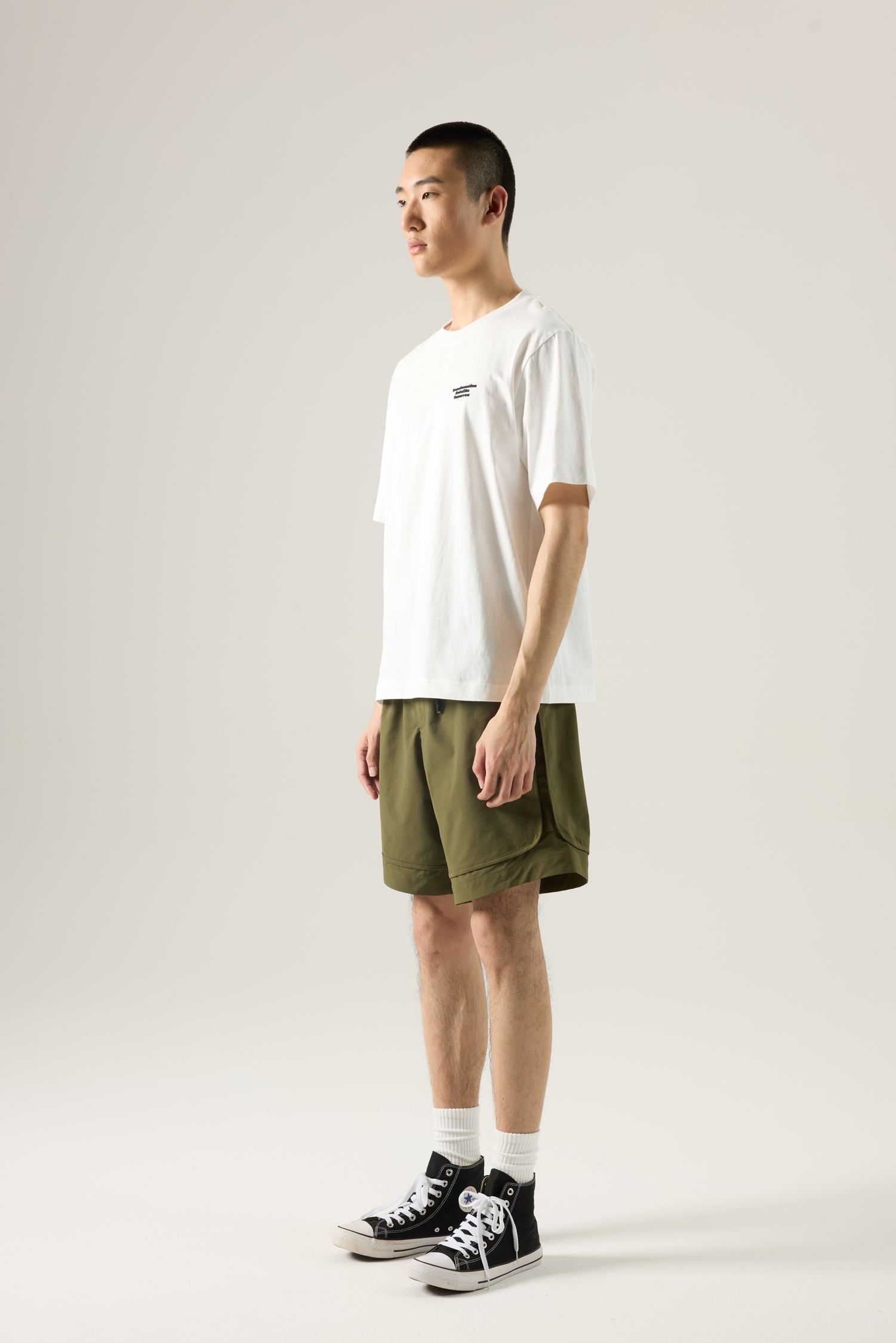 Utility Drawstring Shorts - Army Green