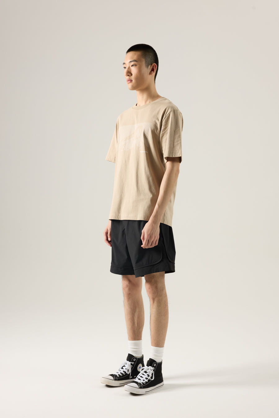 Utility Drawstring Shorts - Black