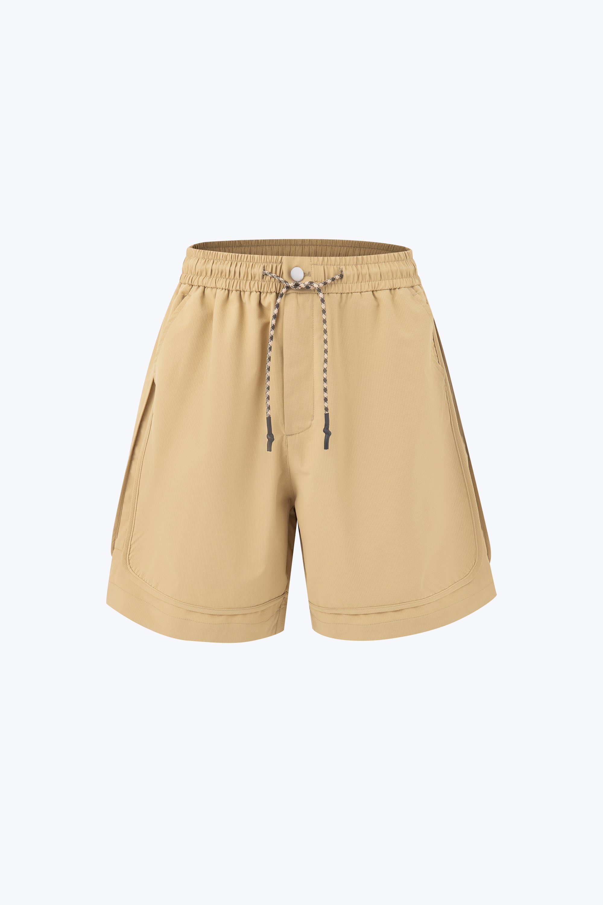 Utility Drawstring Shorts - Khaki