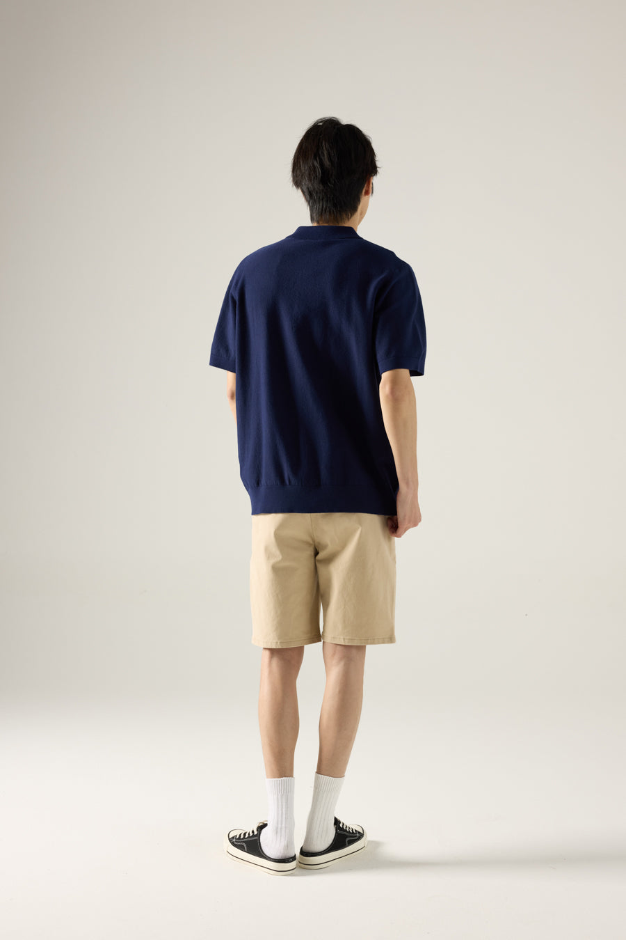 Regular Fit Cotton Twill Bermudas - Khaki