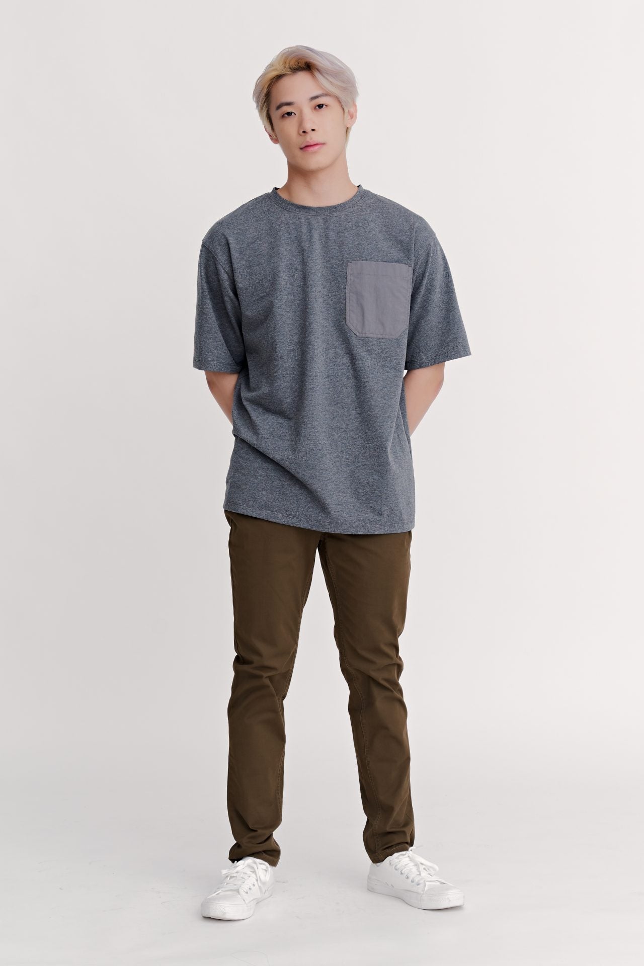 Relaxed-Fit Patch Pocket Tee