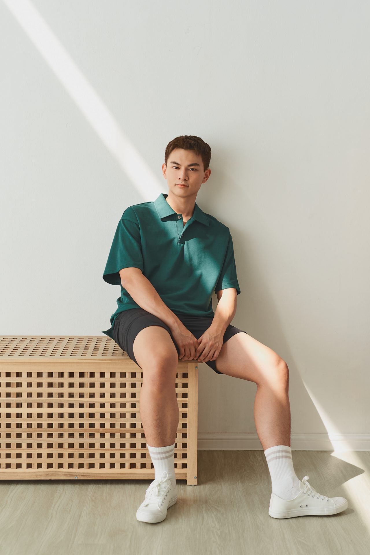 Relaxed Fit Casual Polo Tee