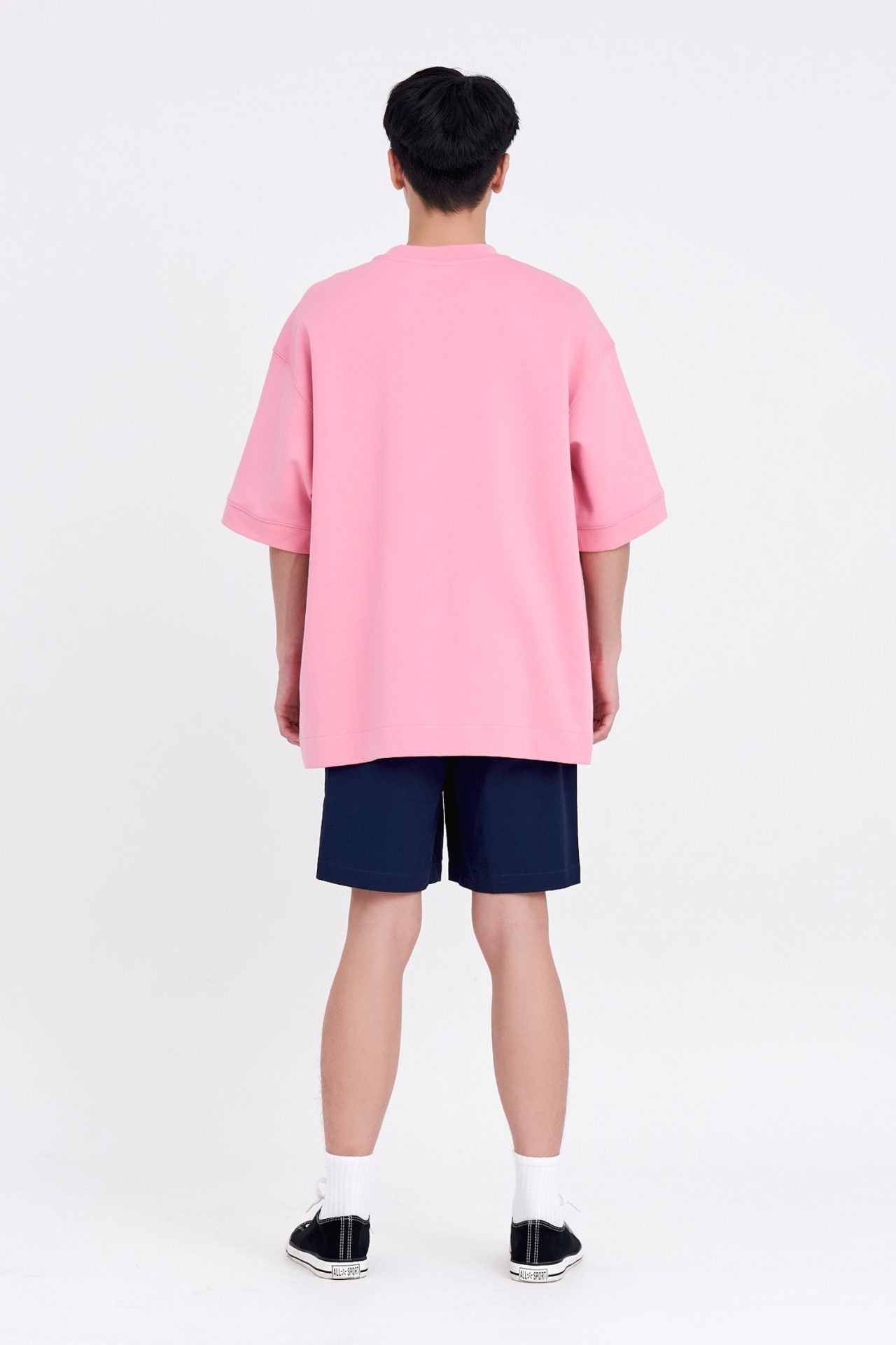 (C) Oversized Fit Heavyweight Tee - Rouge