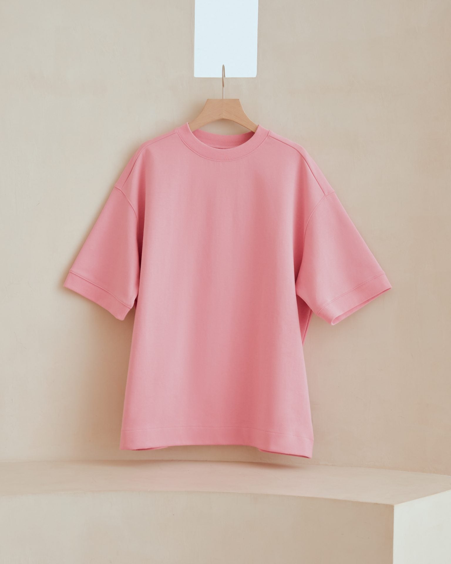 (C) Oversized Fit Heavyweight Tee - Rouge