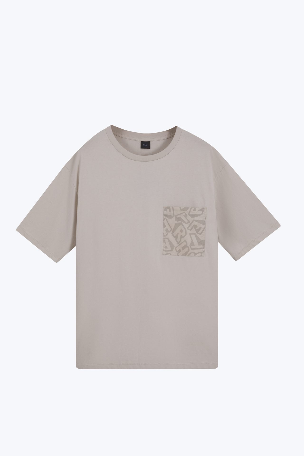 Relaxed Fit Graphic Patch Pocket Tee