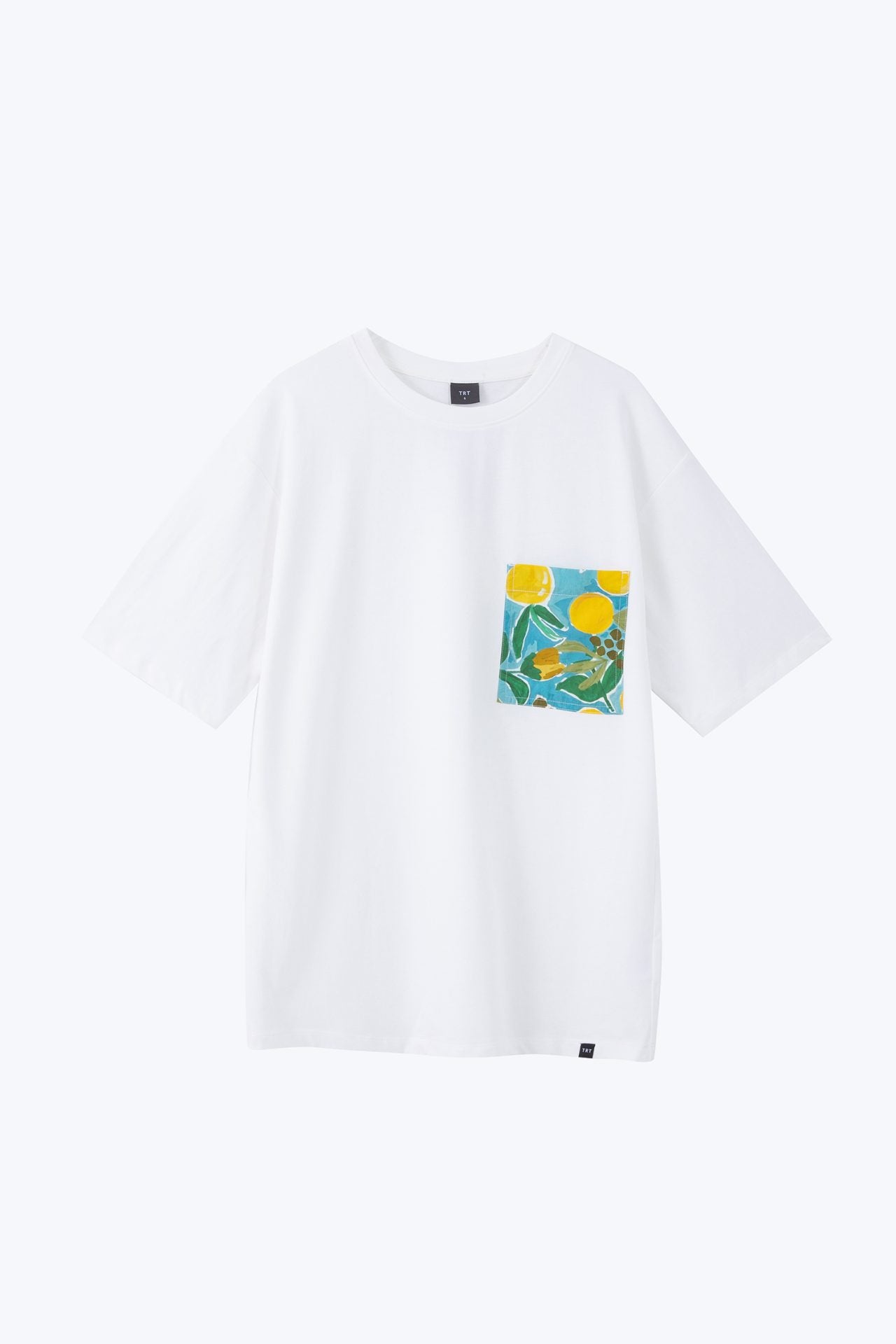 Jersey "Amalfi Lemon Gardens" Graphic Patch Pocket Tee